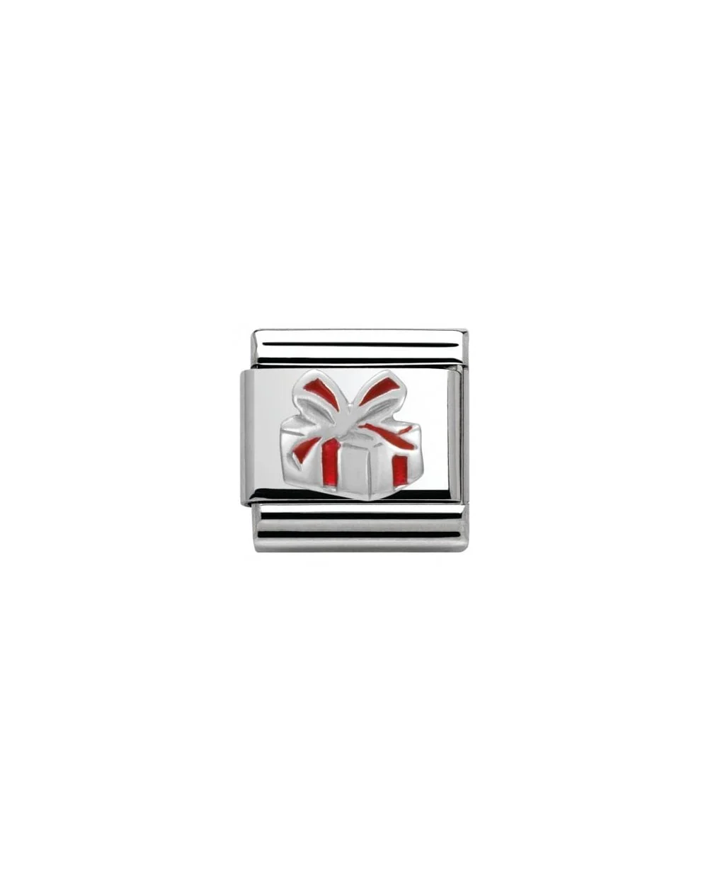 Red Gift Box - Composable Classic Christmas In Stainless Steel,