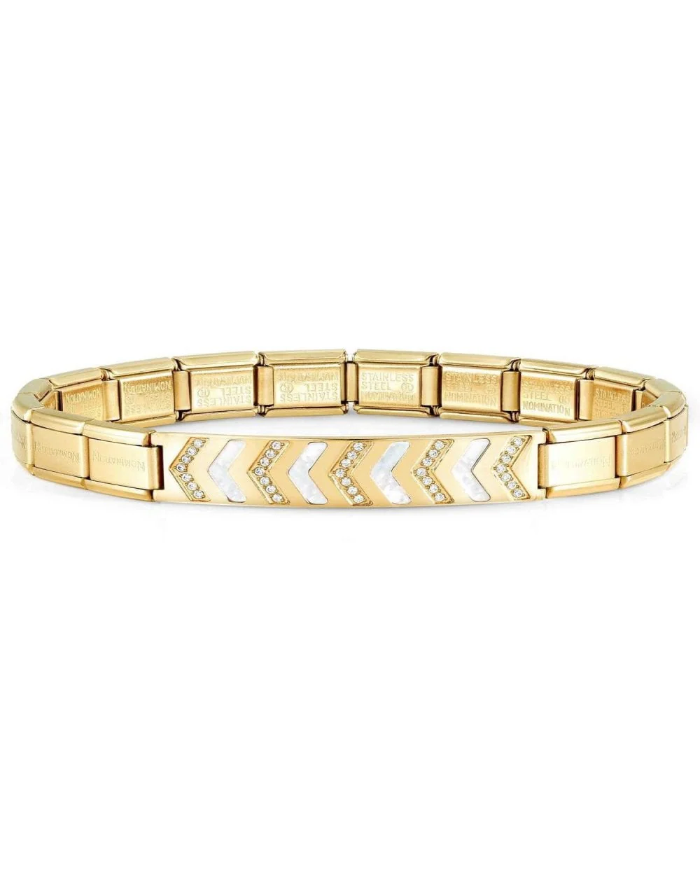 Trendsetter New York Bracelet, Yellow with Mother Of Pearl
