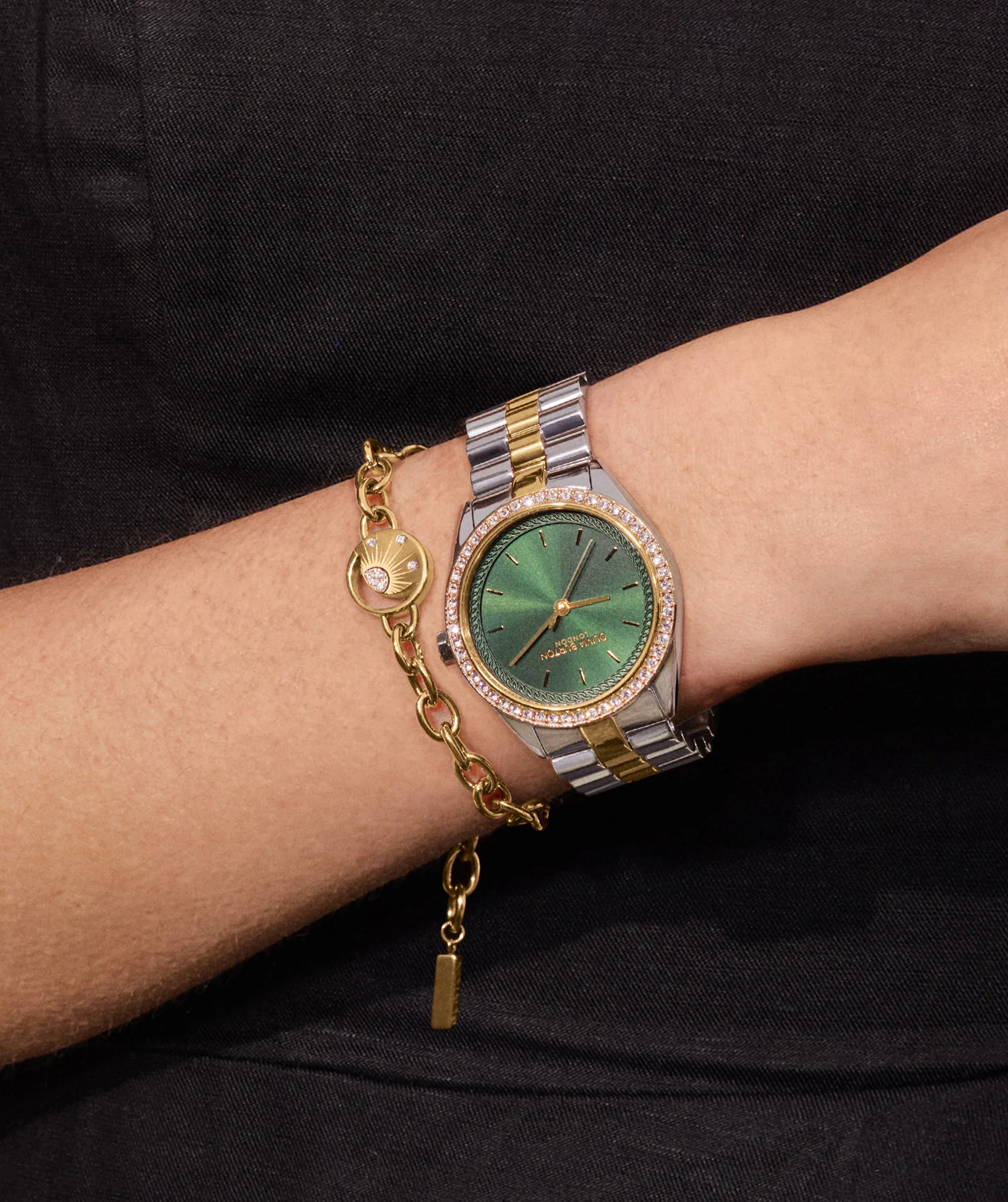 Celestial Sun Gold Plated Bracelet - Image 3