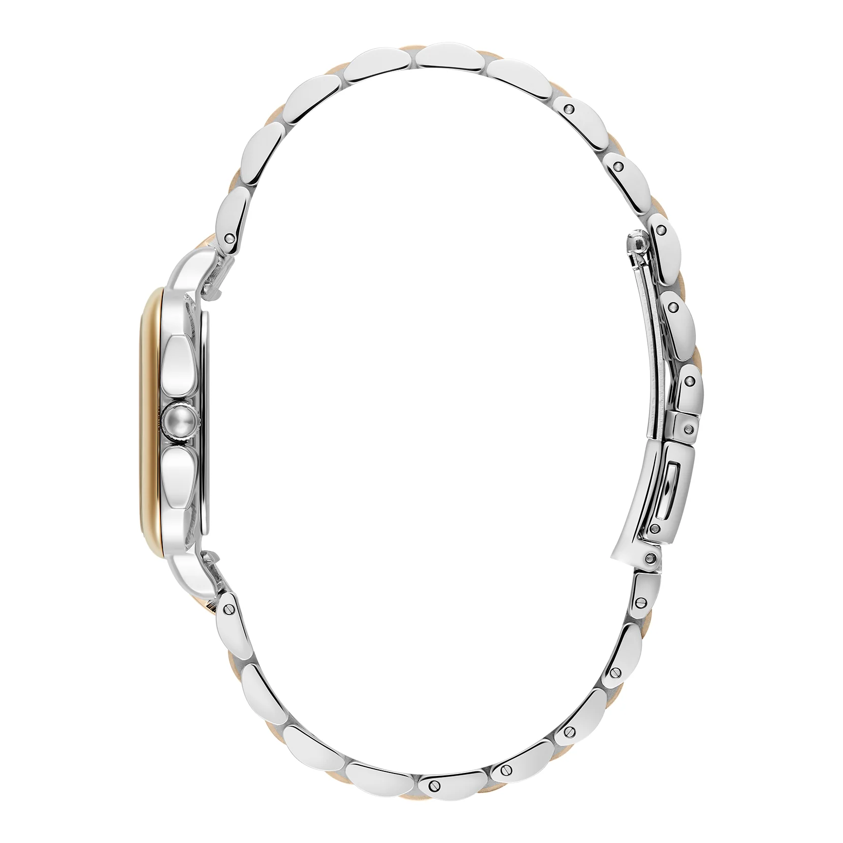 Classic 28mm Grosvenor Black & Two Tone Bracelet Watch - Image 6