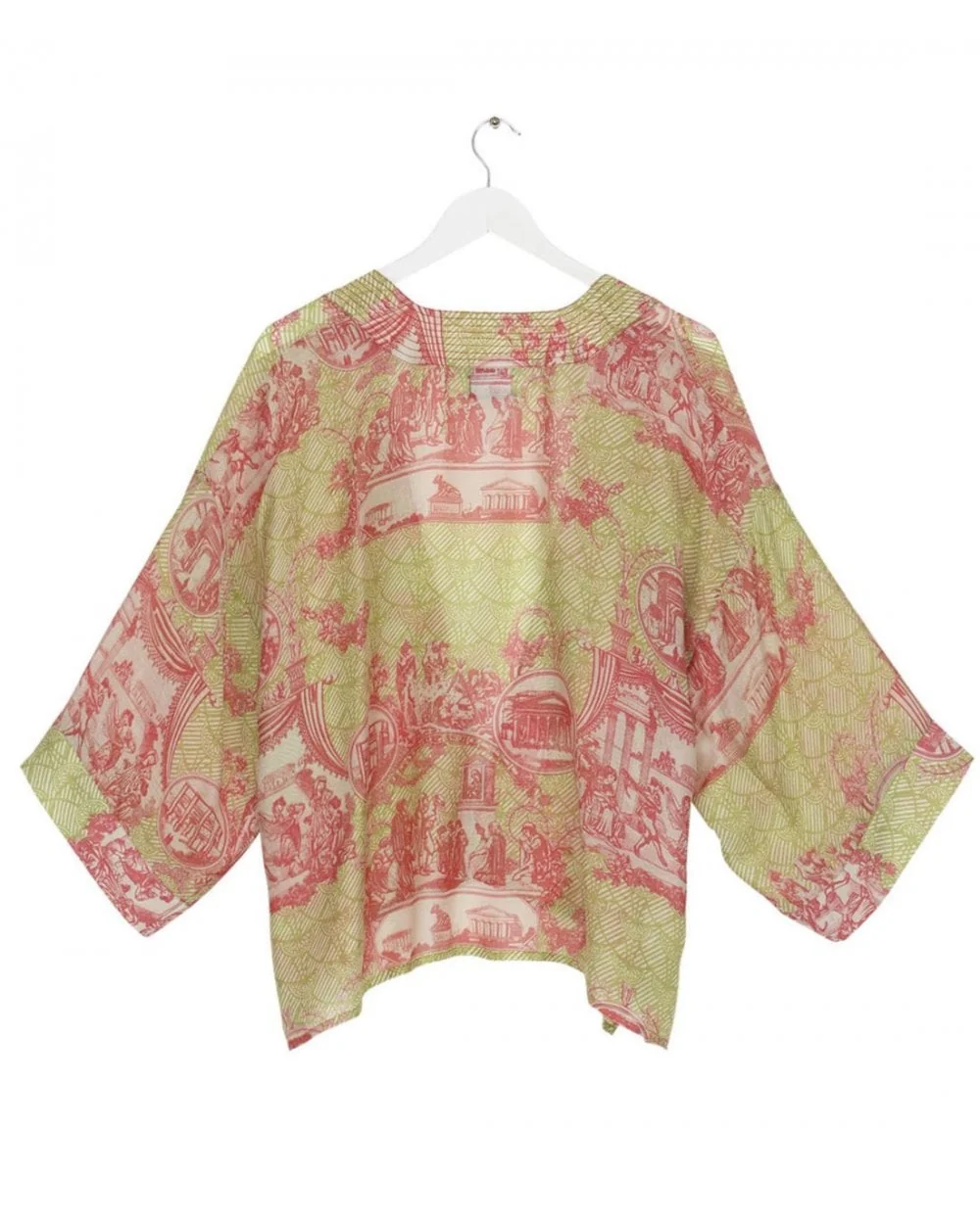 Ancient Columns Olive Kimono - Image 2