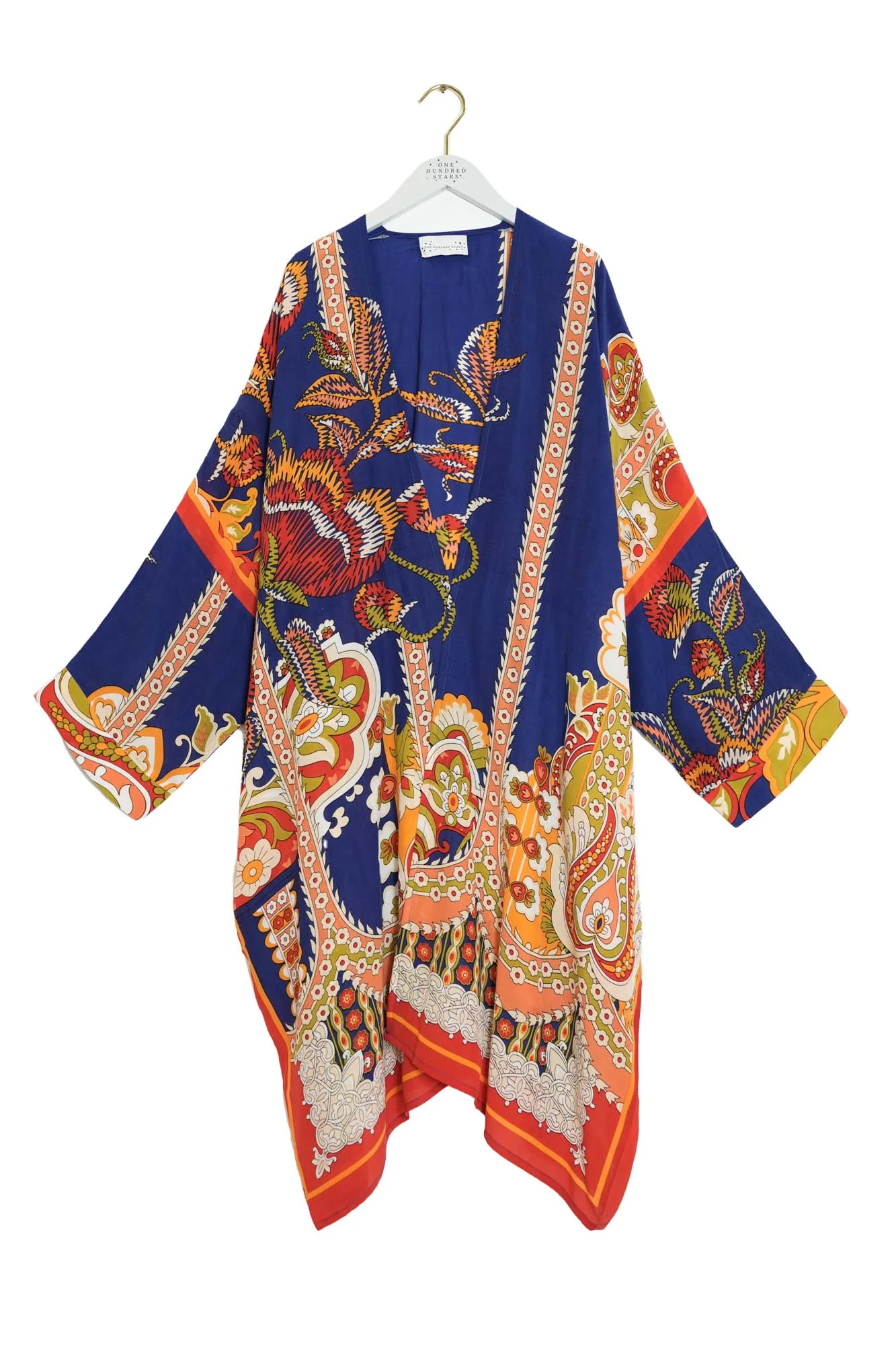 Carnival Cobalt Grande Kimono - Image 6