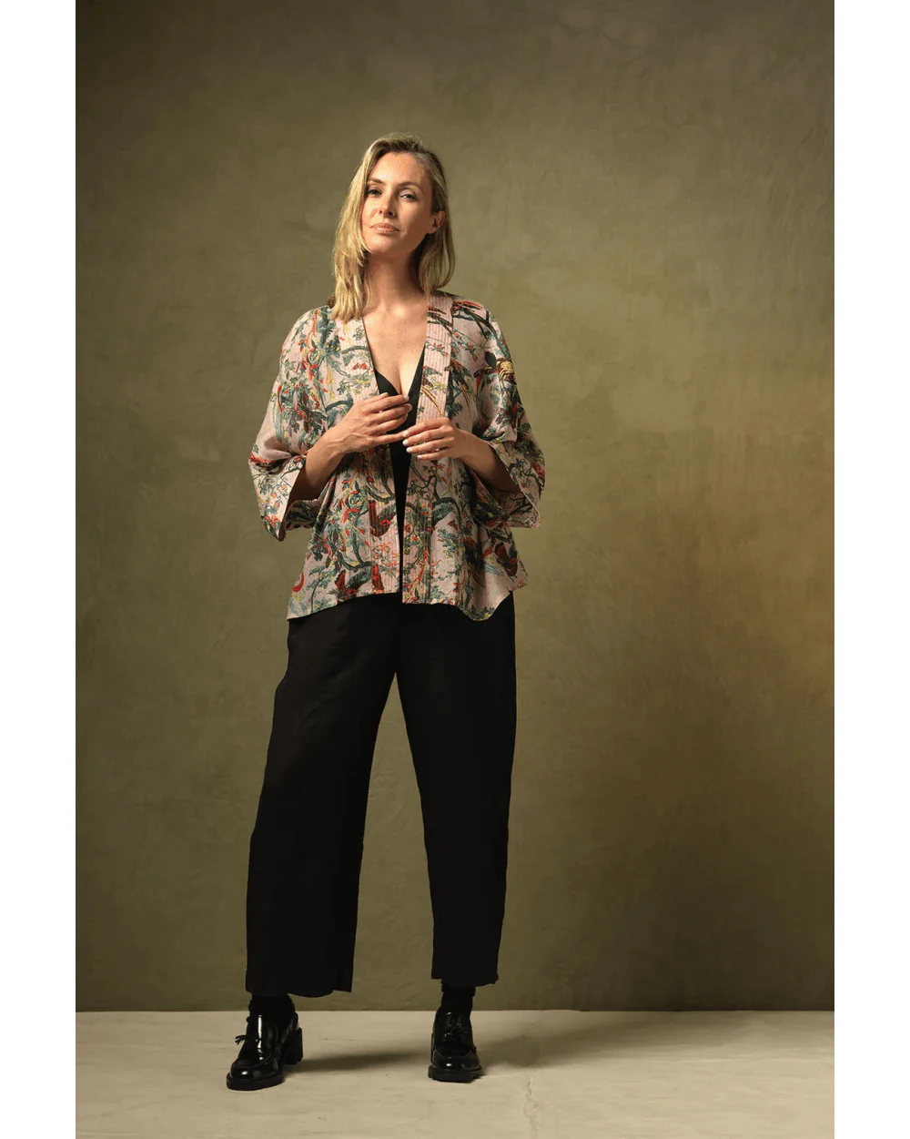 Chinoiserie Pink Kimono