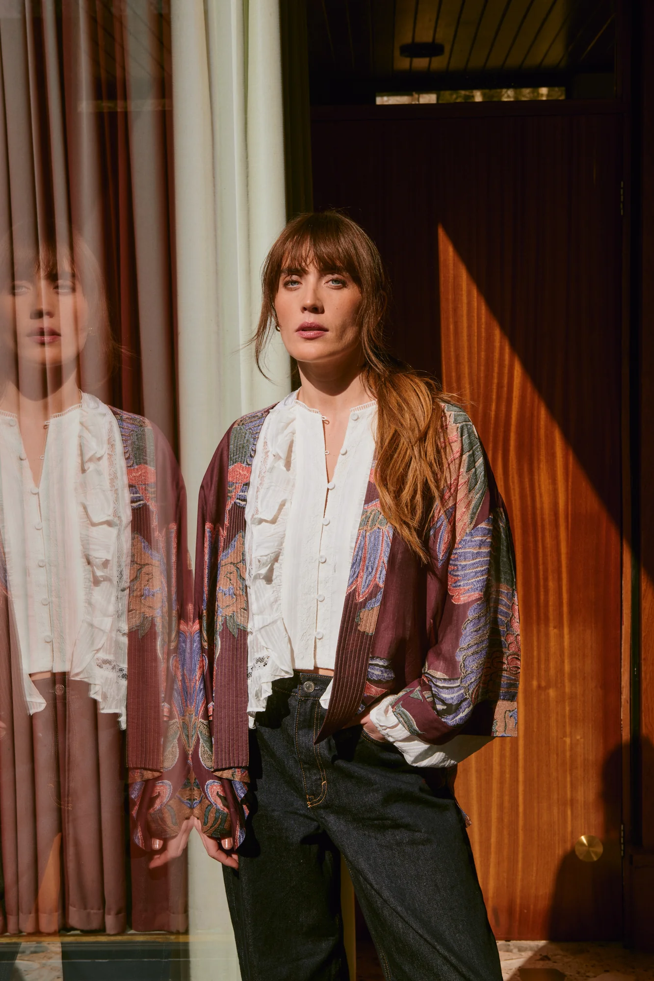 Crane Plum Kimono - Image 3