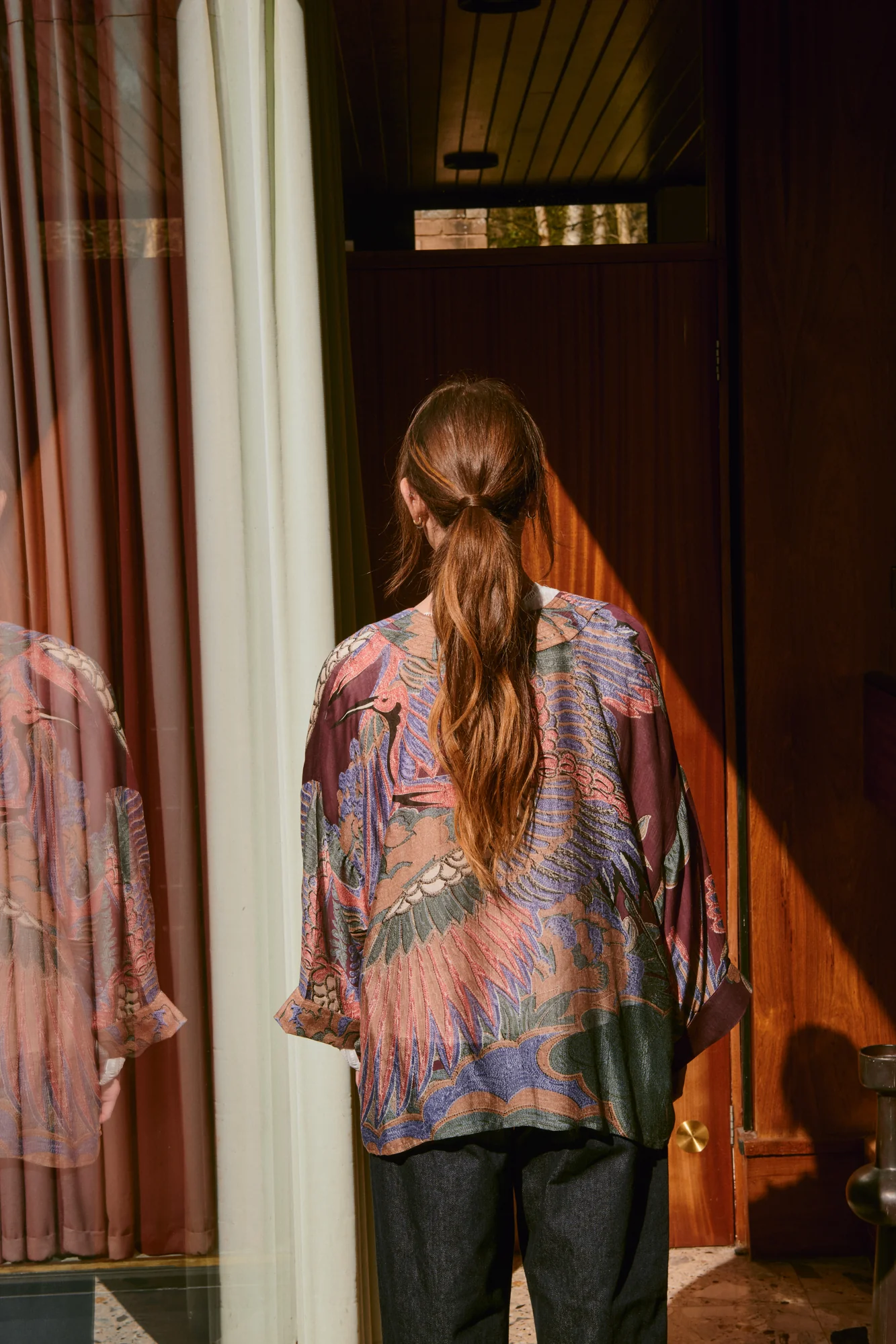 Crane Plum Kimono - Image 4