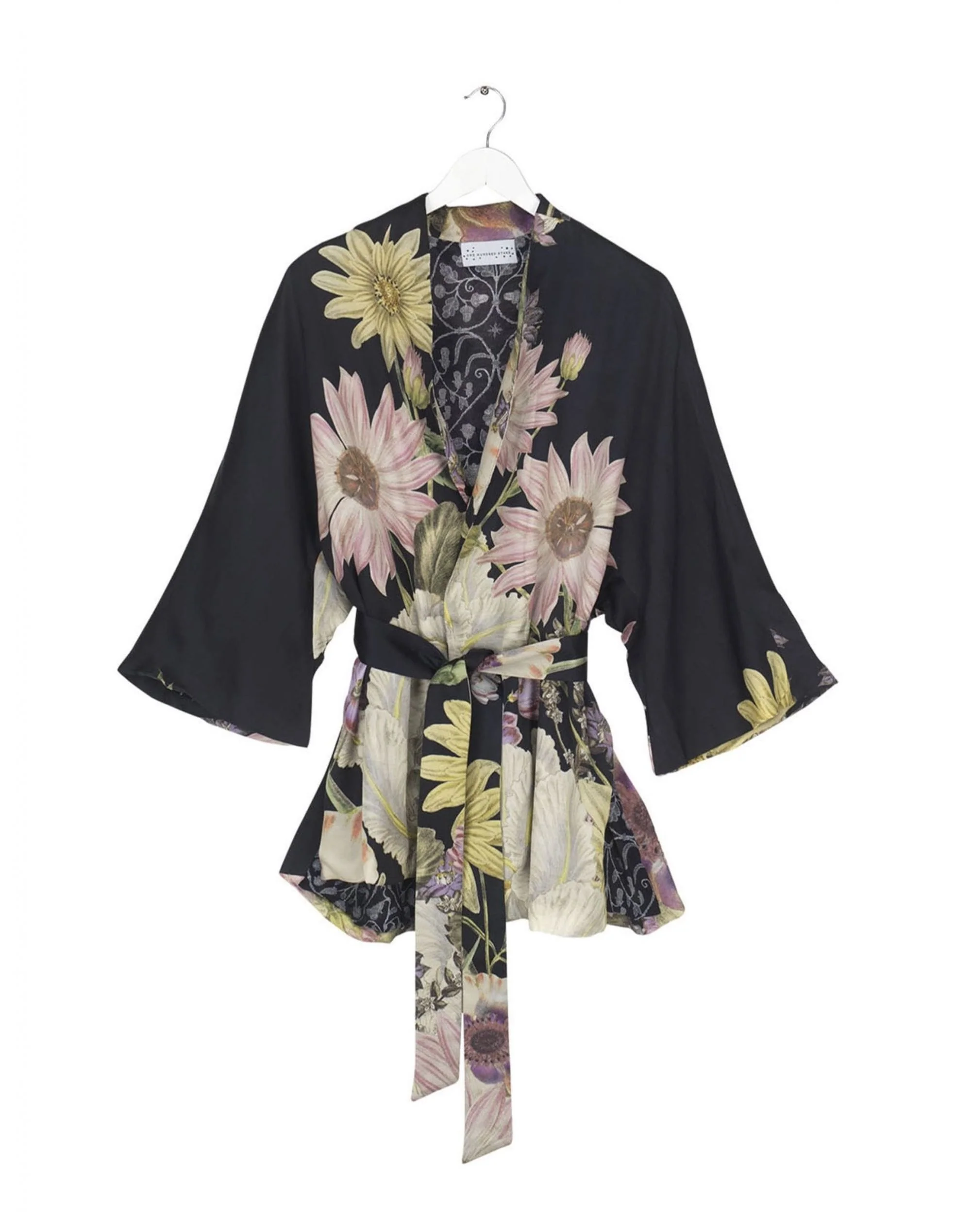 Daisy Black Wrap Jacket - Image 3