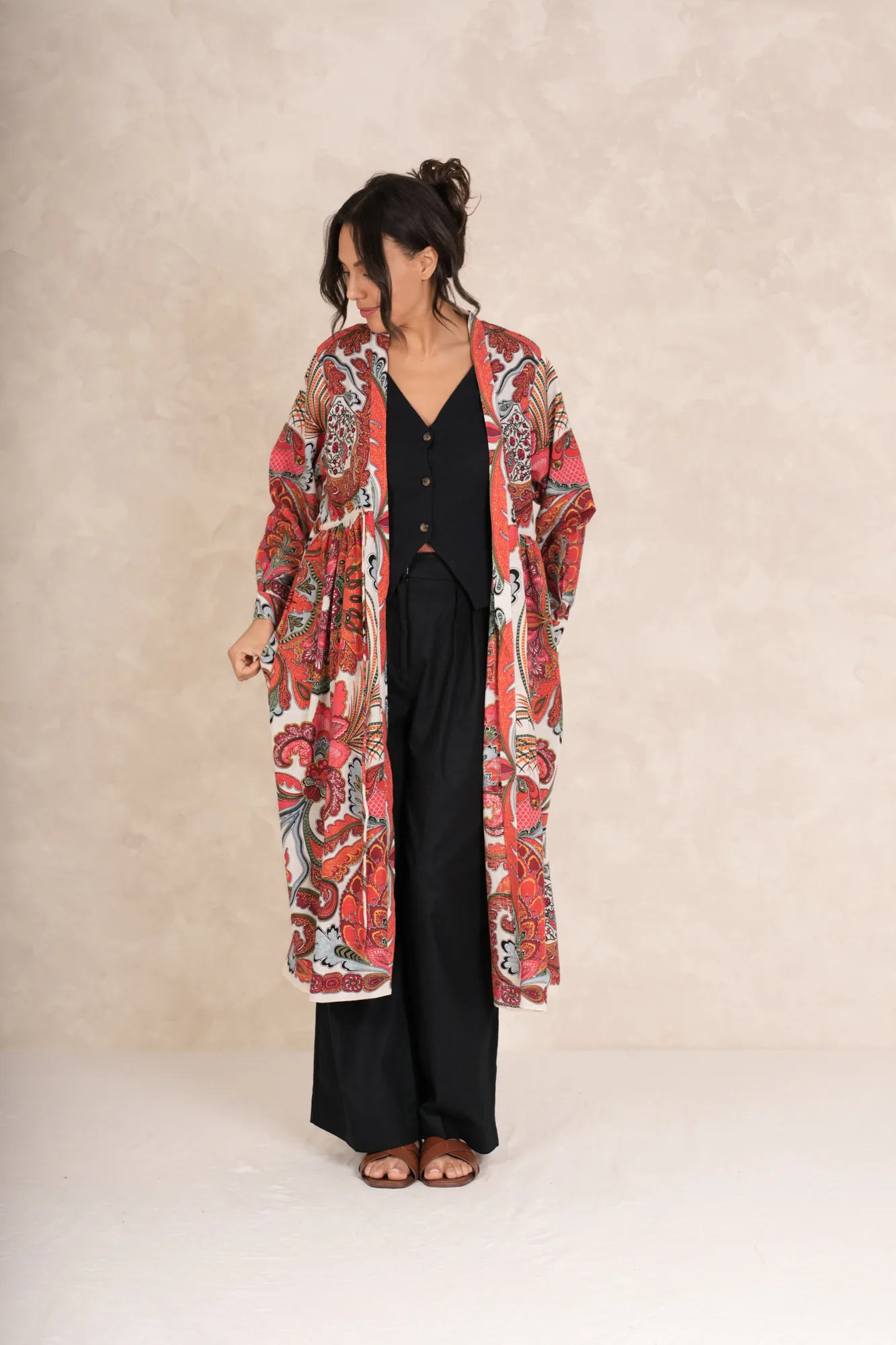 Fiesta Orange Duster Jacket - Image 2