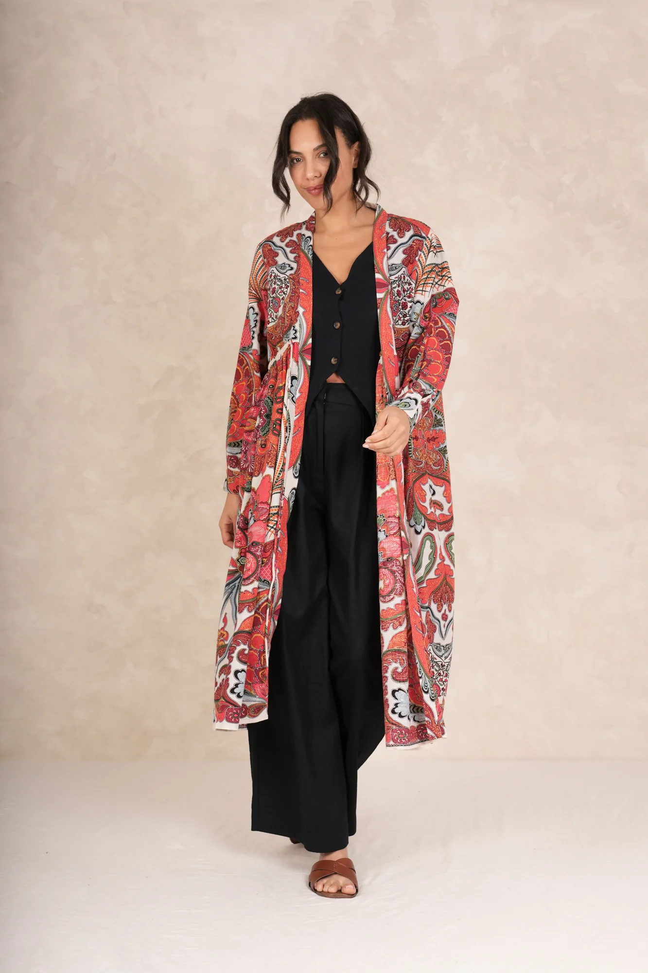 Fiesta Orange Duster Jacket - Image 4
