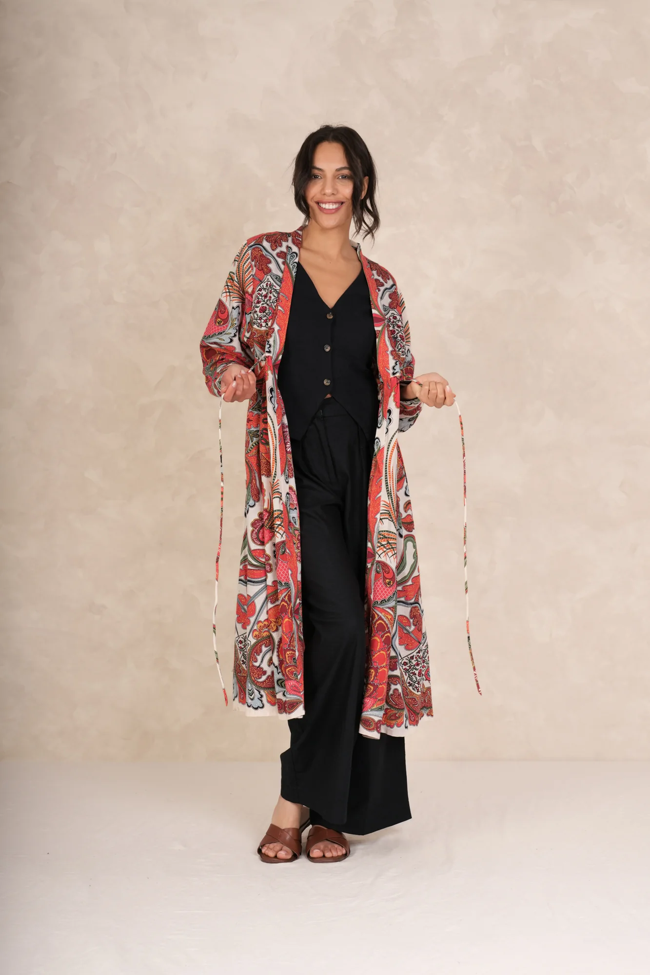 Fiesta Orange Duster Jacket - Image 5