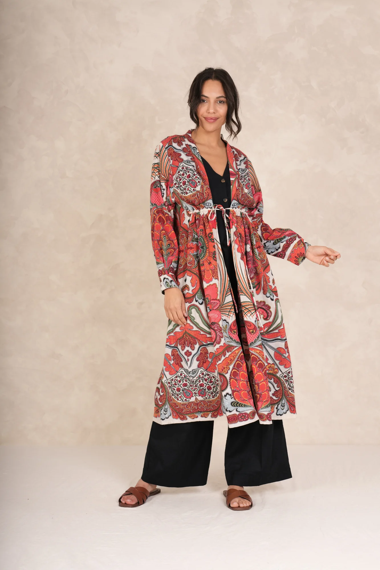 Fiesta Orange Duster Jacket - Image 6