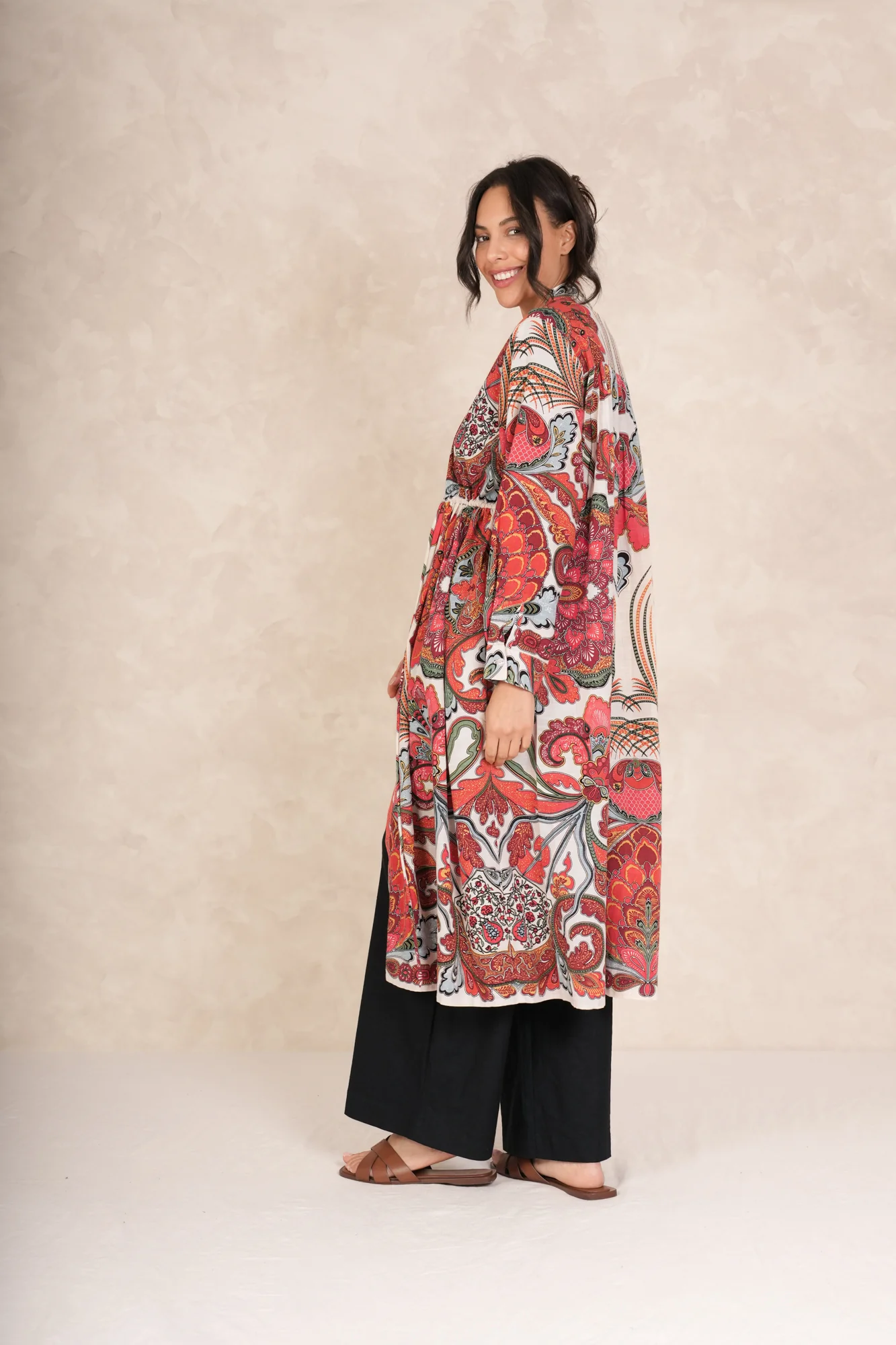 Fiesta Orange Duster Jacket - Image 7