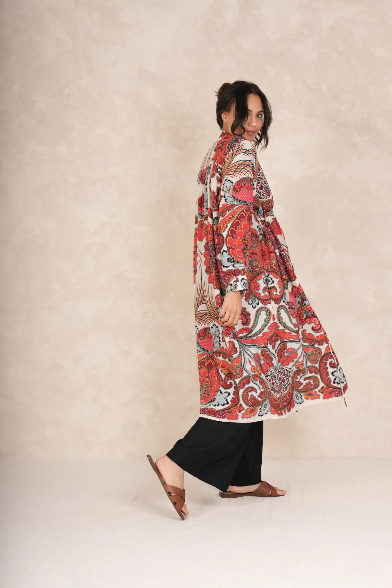 Fiesta Orange Duster Jacket - Image 8