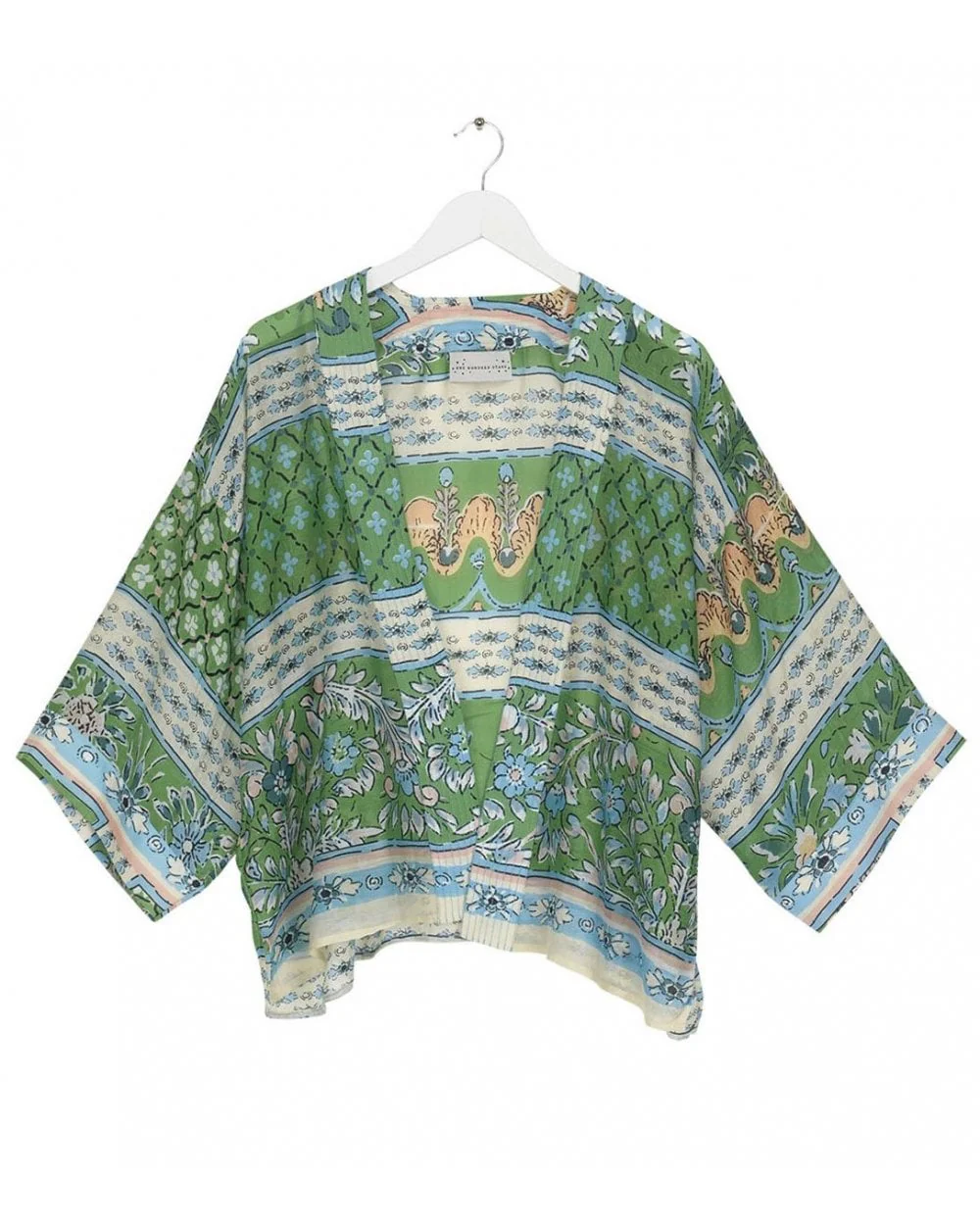Folk Flowers Green Kimono - Image 2