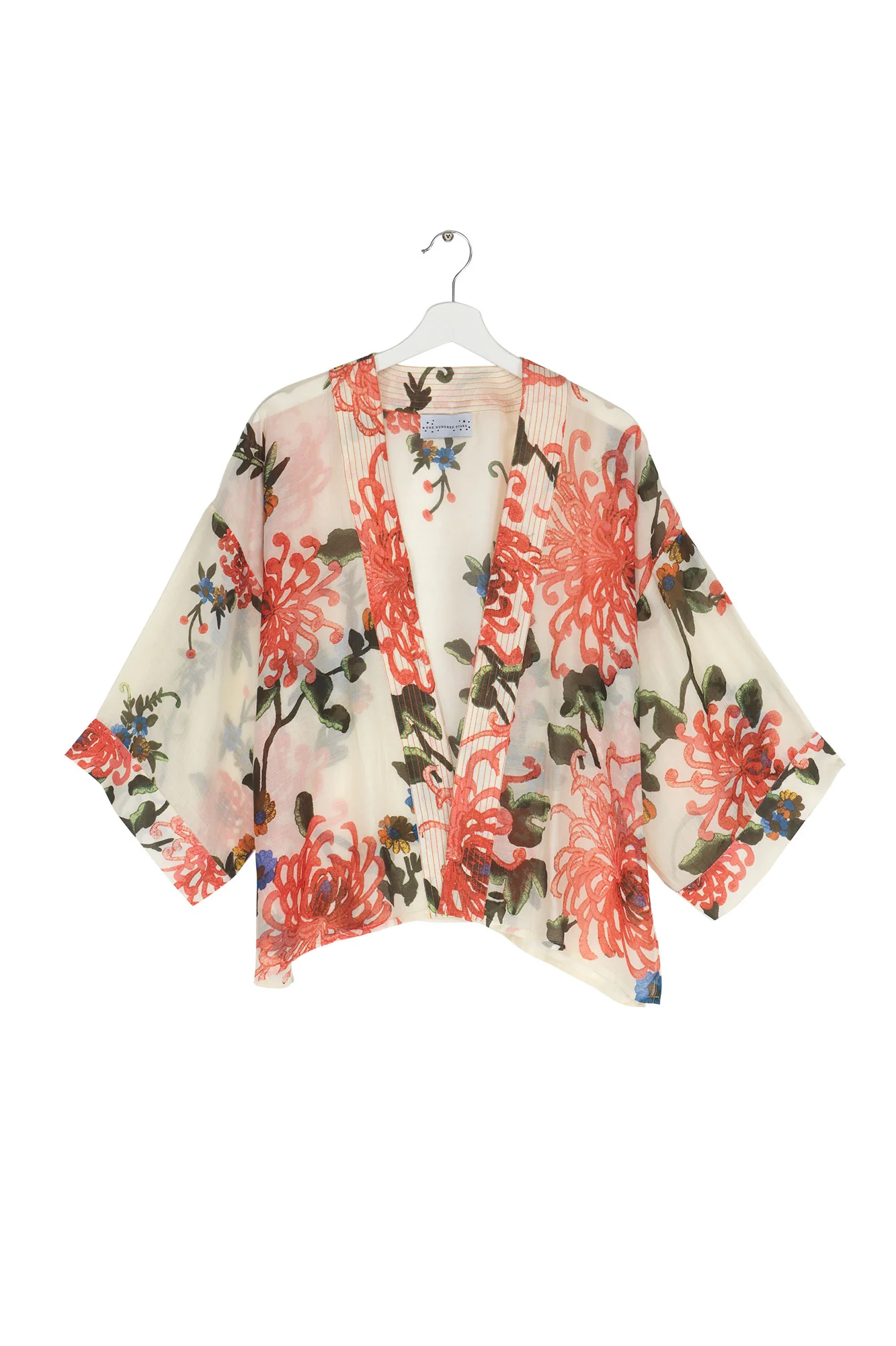 Kimono Chrysanthemum Ecru - Image 2