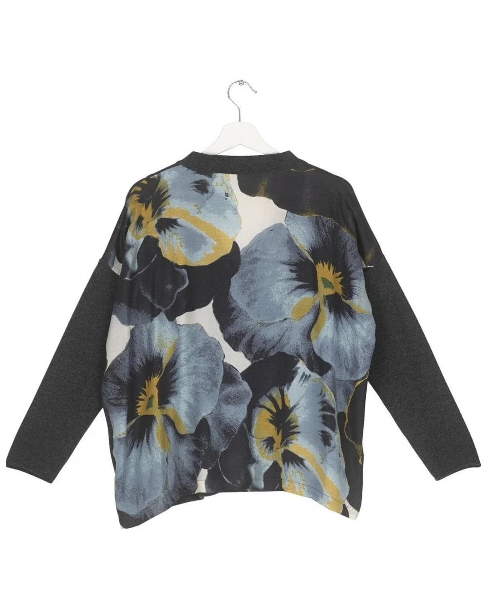 Pansy Grey Oversized Cardigan - M/L - Image 2