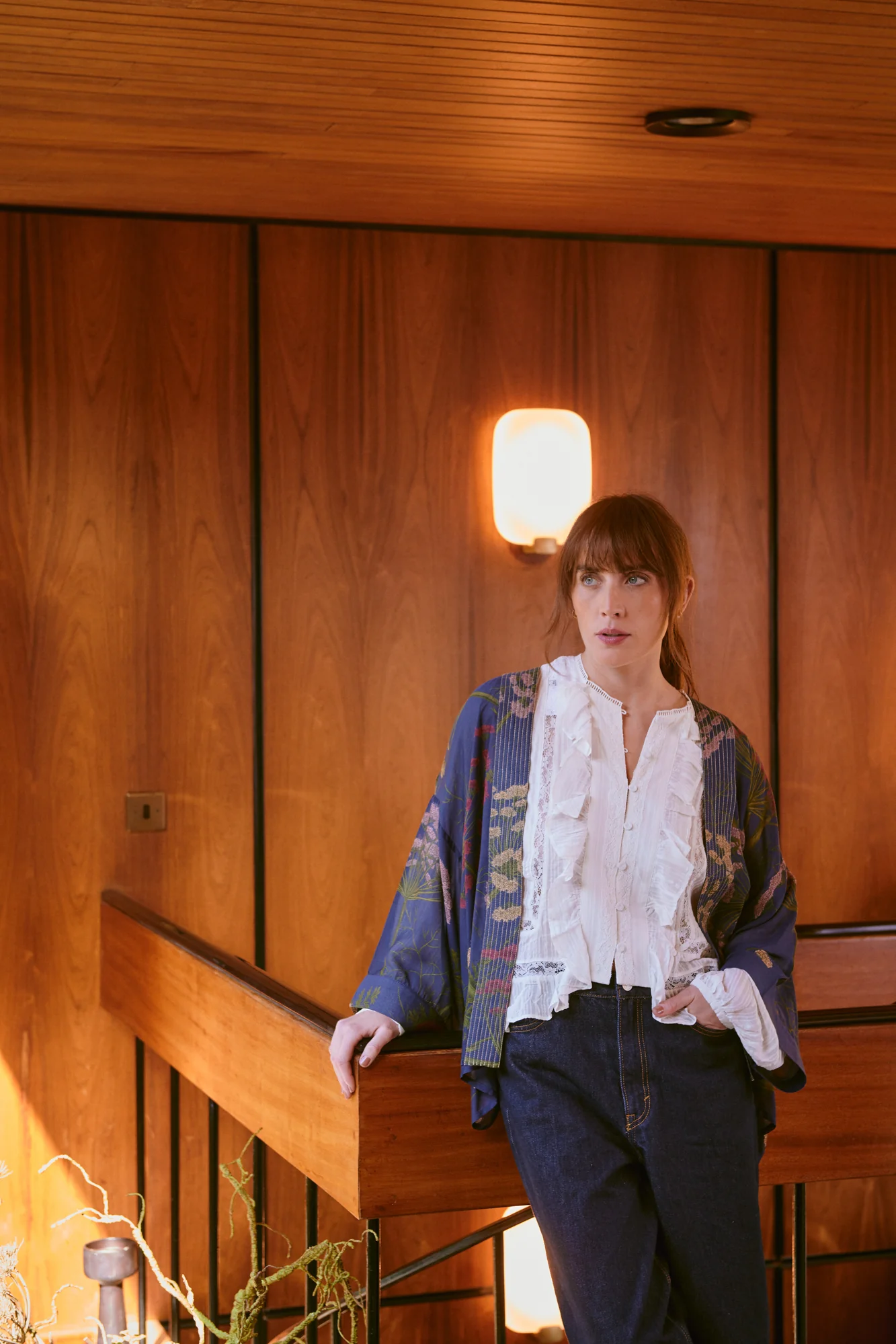 Parsley Seed Navy Kimono - Image 3