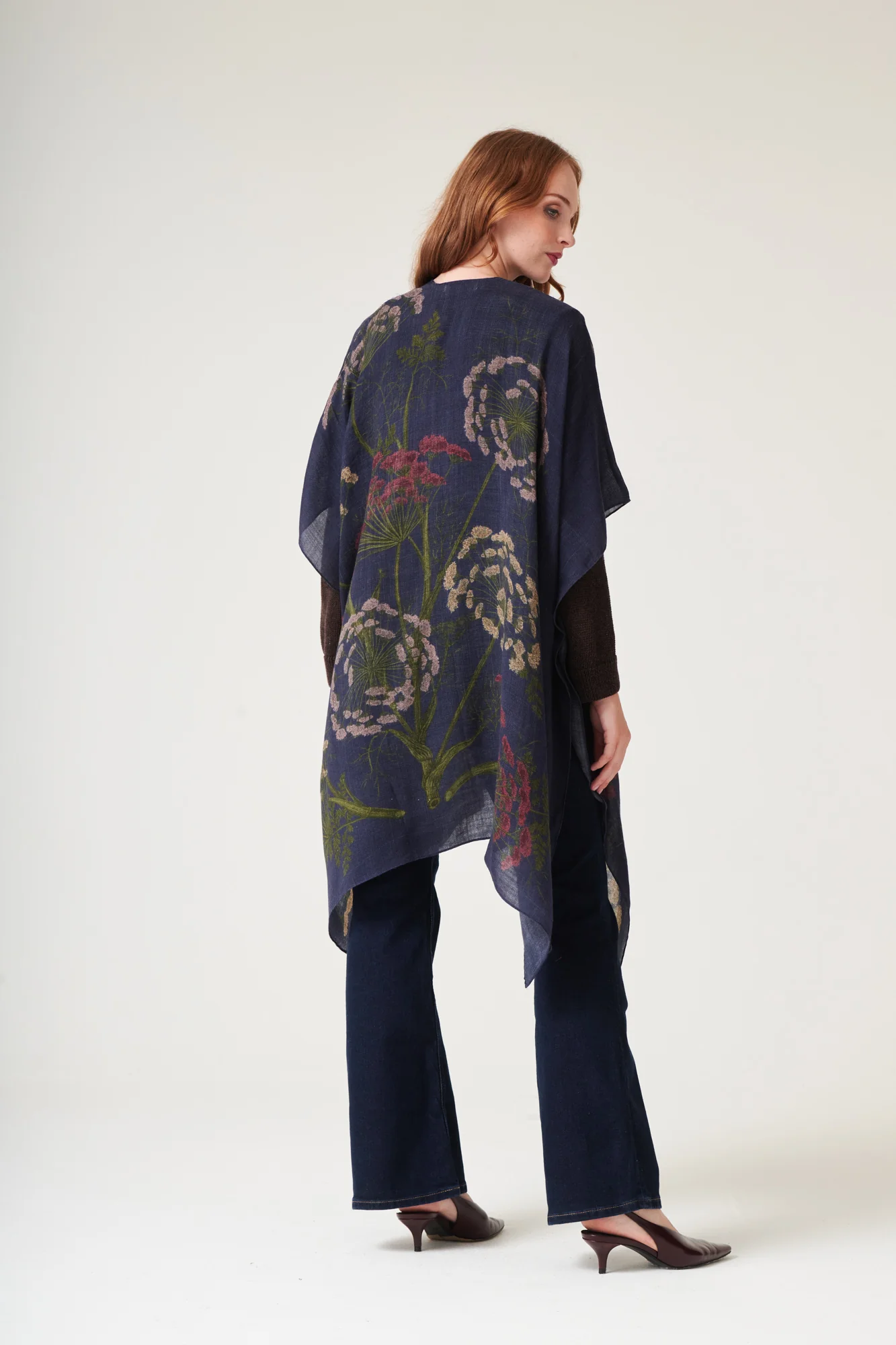 Parsley Seed Navy Wool Throwover - Image 5