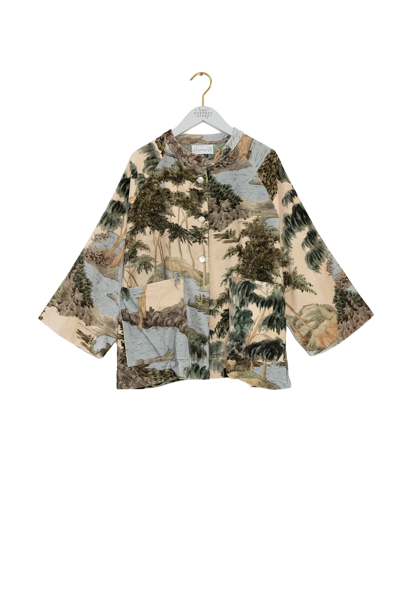 Rivers and Trees Velvet Jacket - Image 2