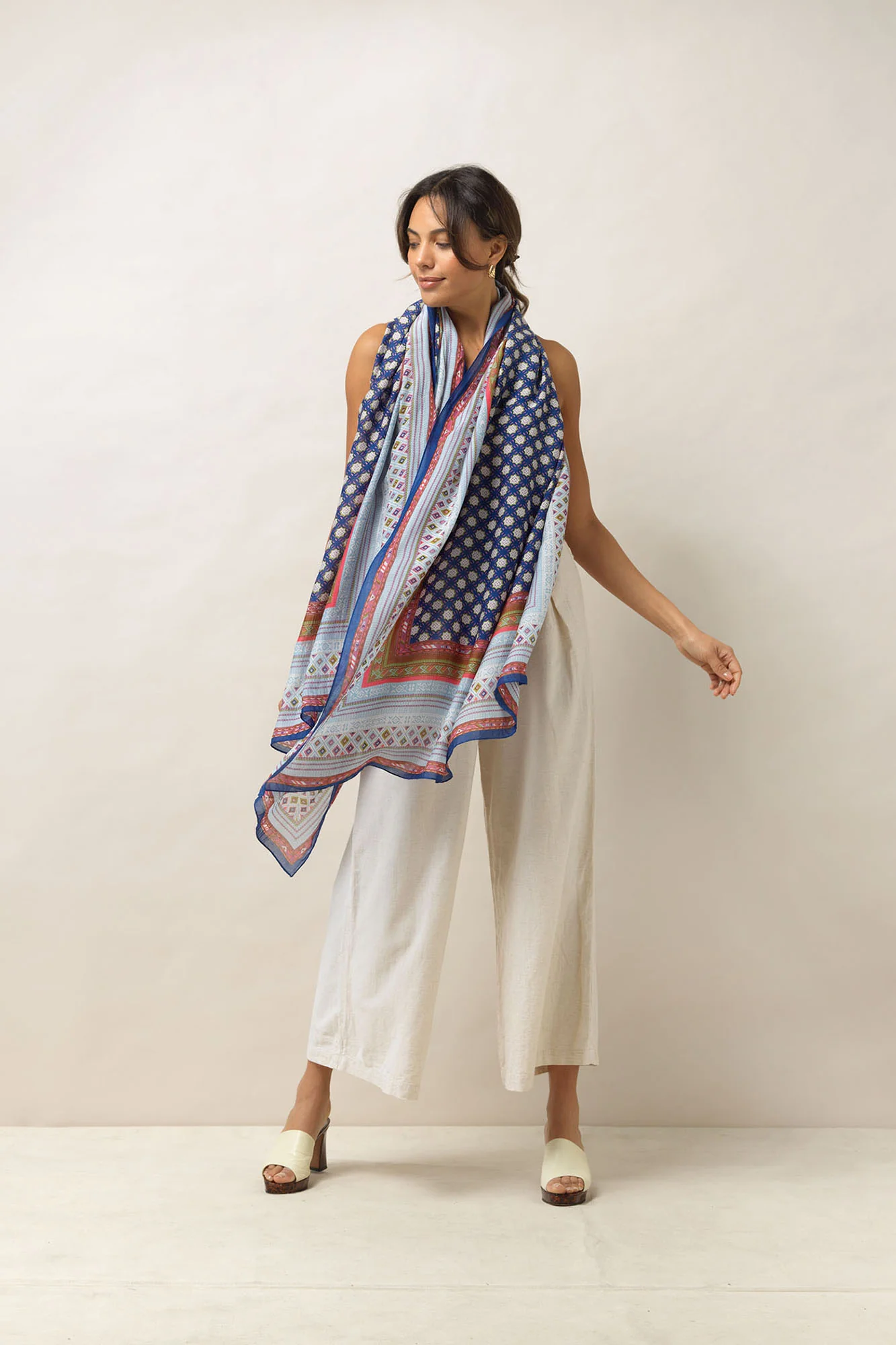 Scarf Moorish Indigo