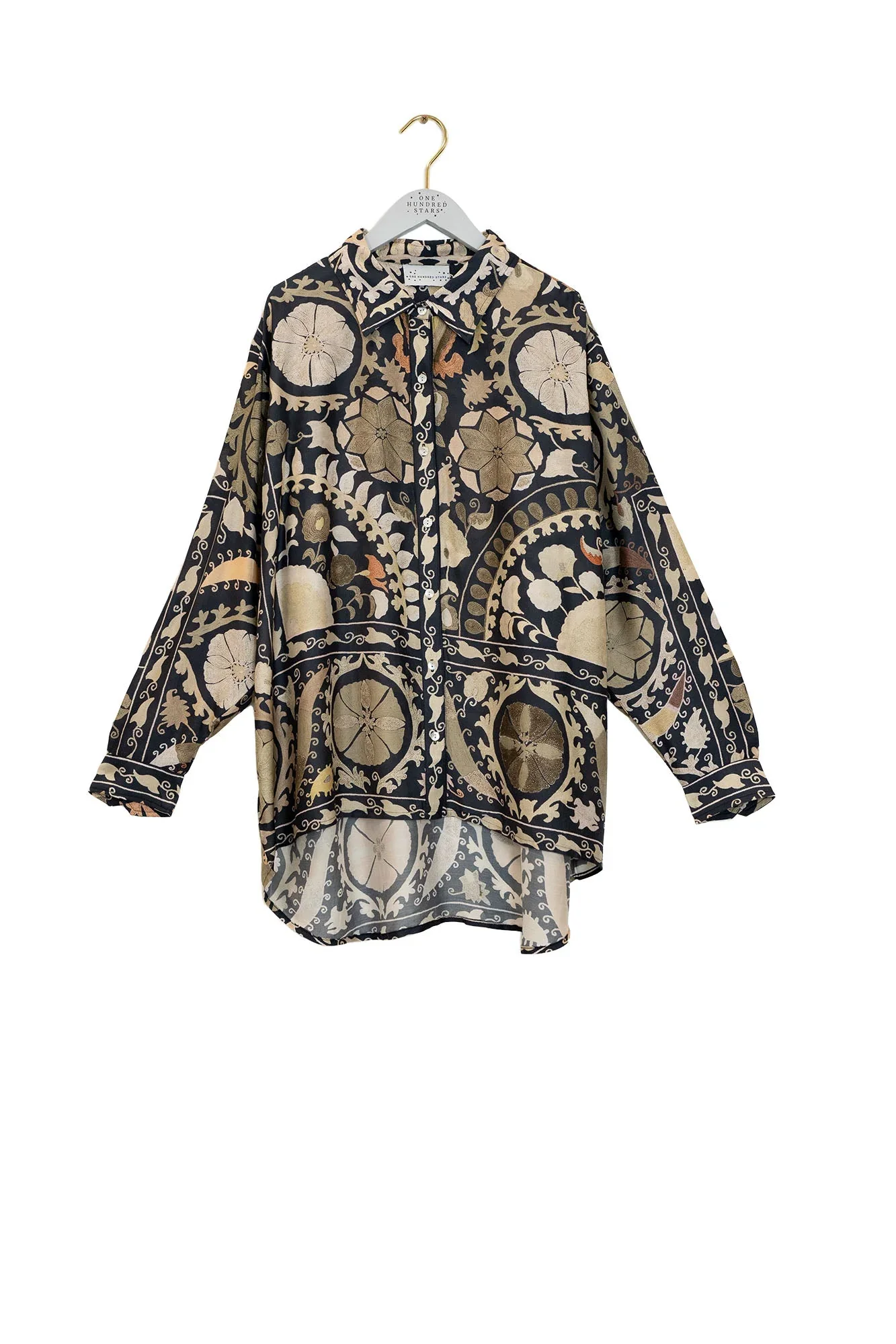 Susani Charcoal Oversized Shirt - Image 2