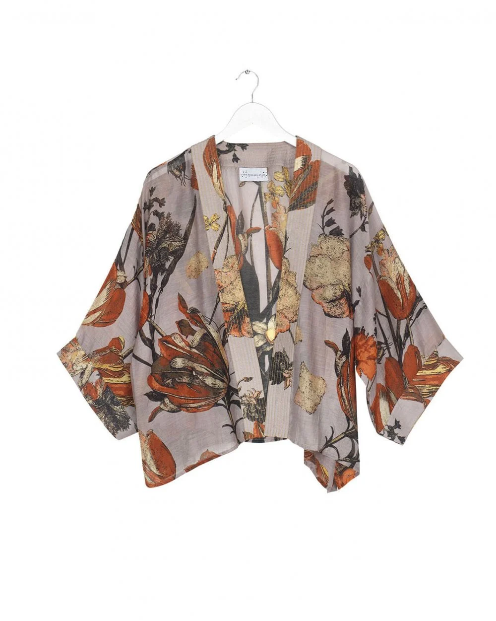 Tulip Red Kimono - Image 3