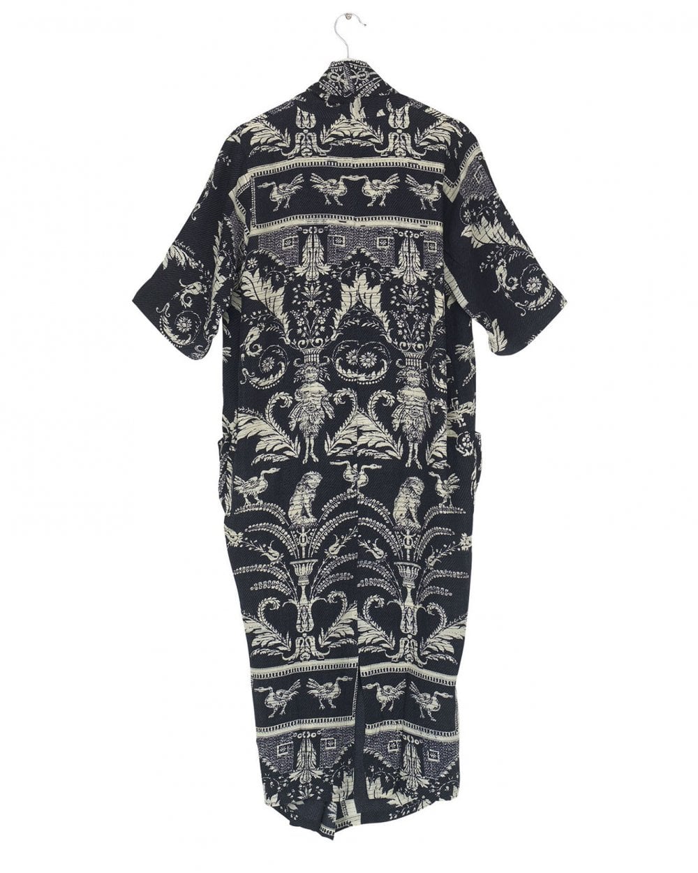 Vintage Damask Black Rachel Dress -M/L - Image 4