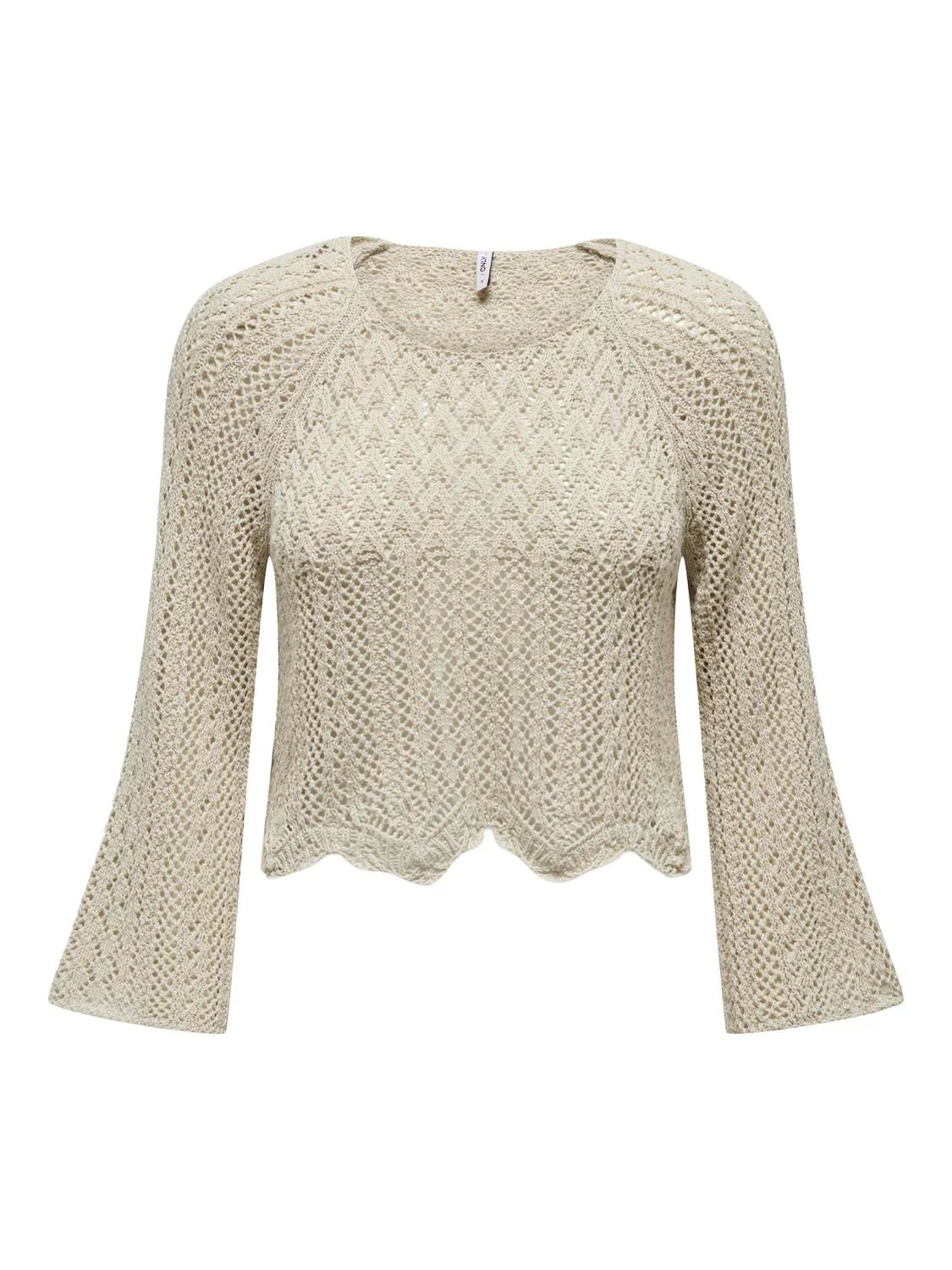 Cropped Knitted Pullover - Image 12