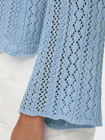 Cropped Knitted Pullover - Image 15