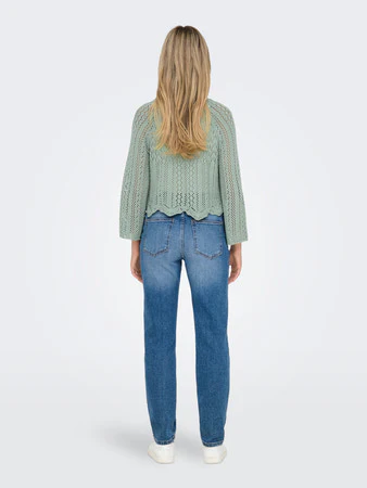 Cropped Knitted Pullover - Image 20