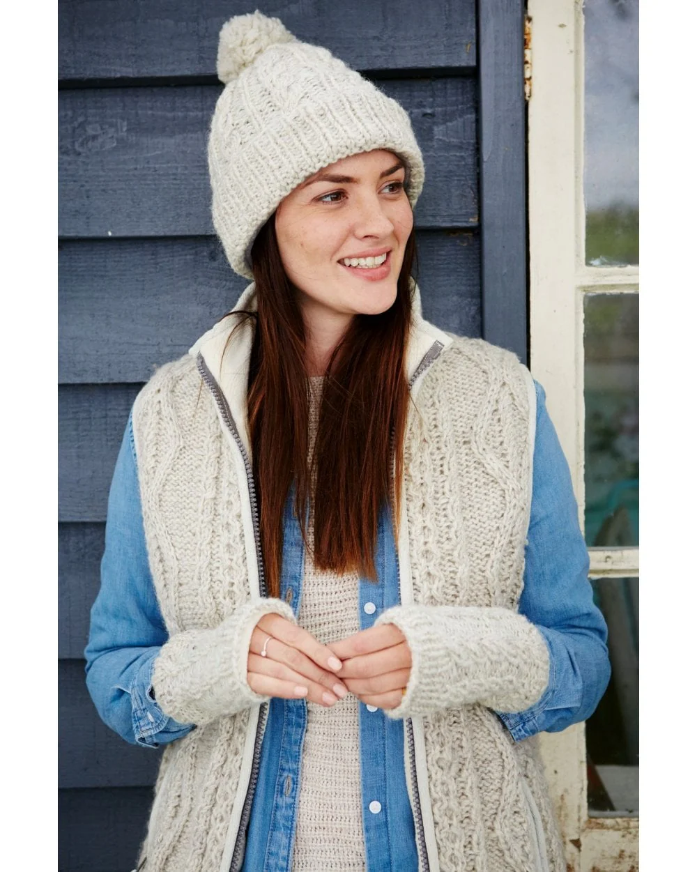 Chamonix Bobble Beanie Oatmeal - Image 2