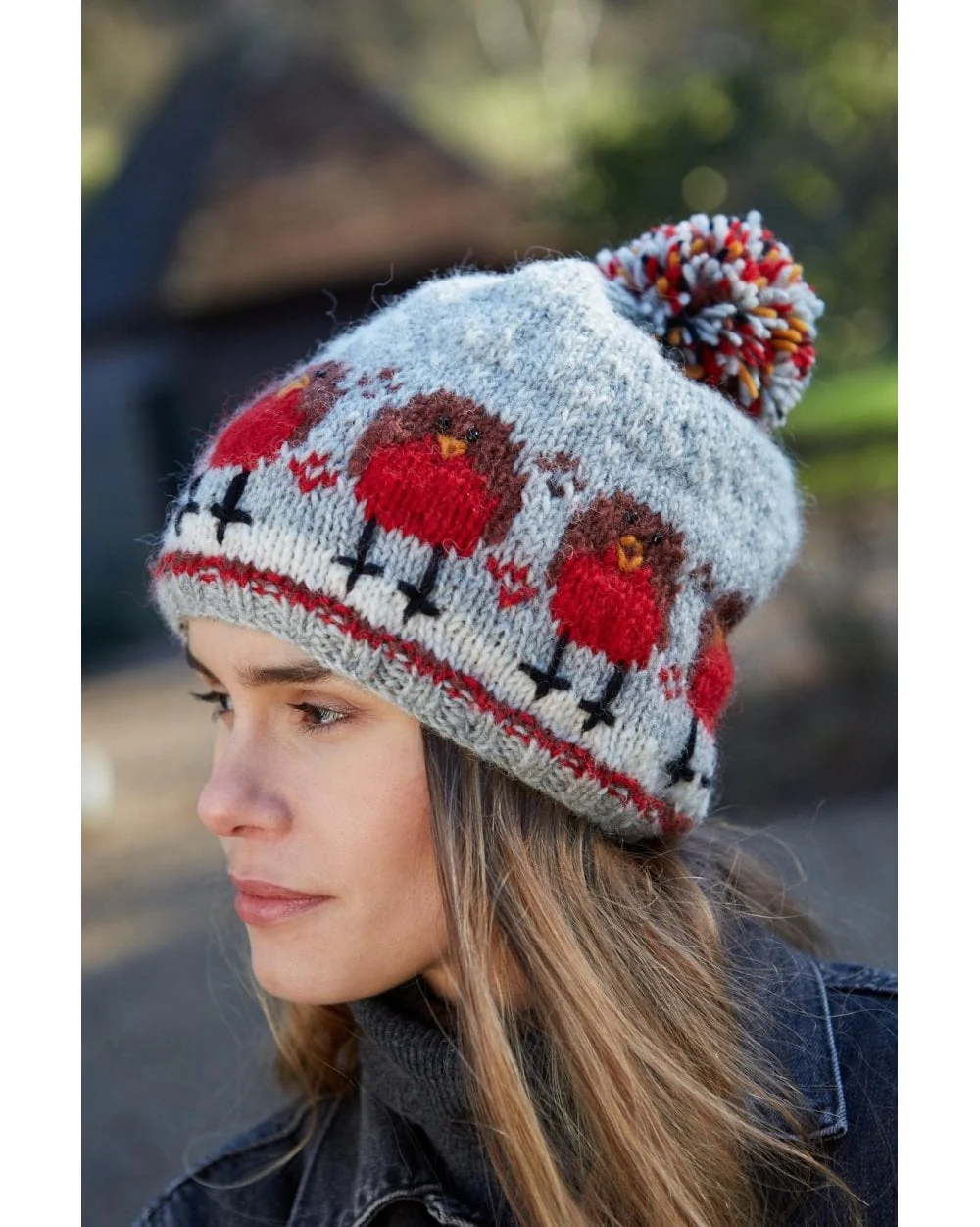 Robin Bobble Beanie