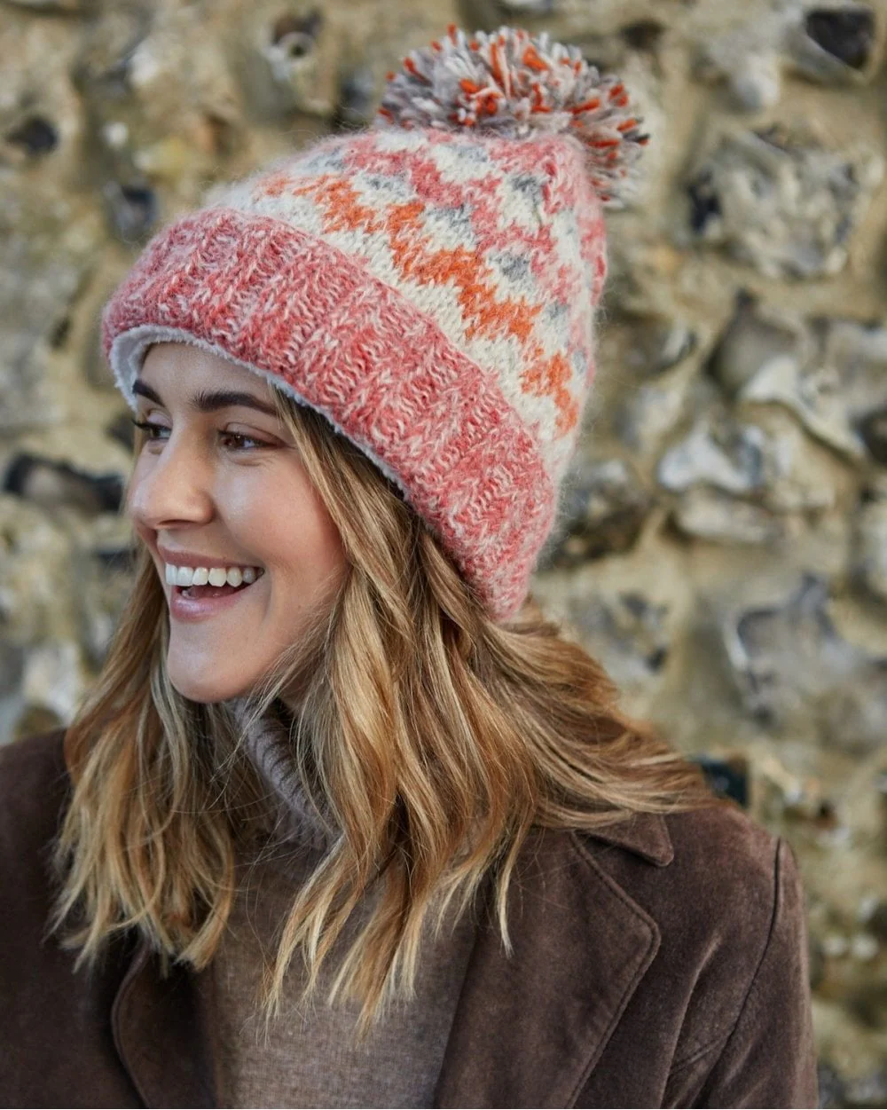 Totnes Bobble Beanie Brick - Image 2