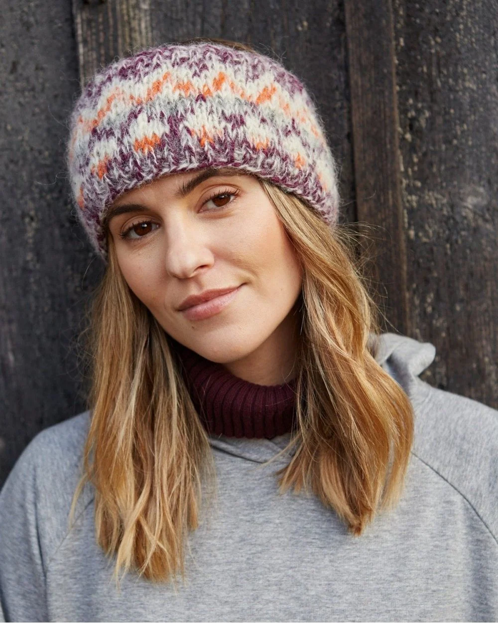 Totnes Headband Damson - Image 3