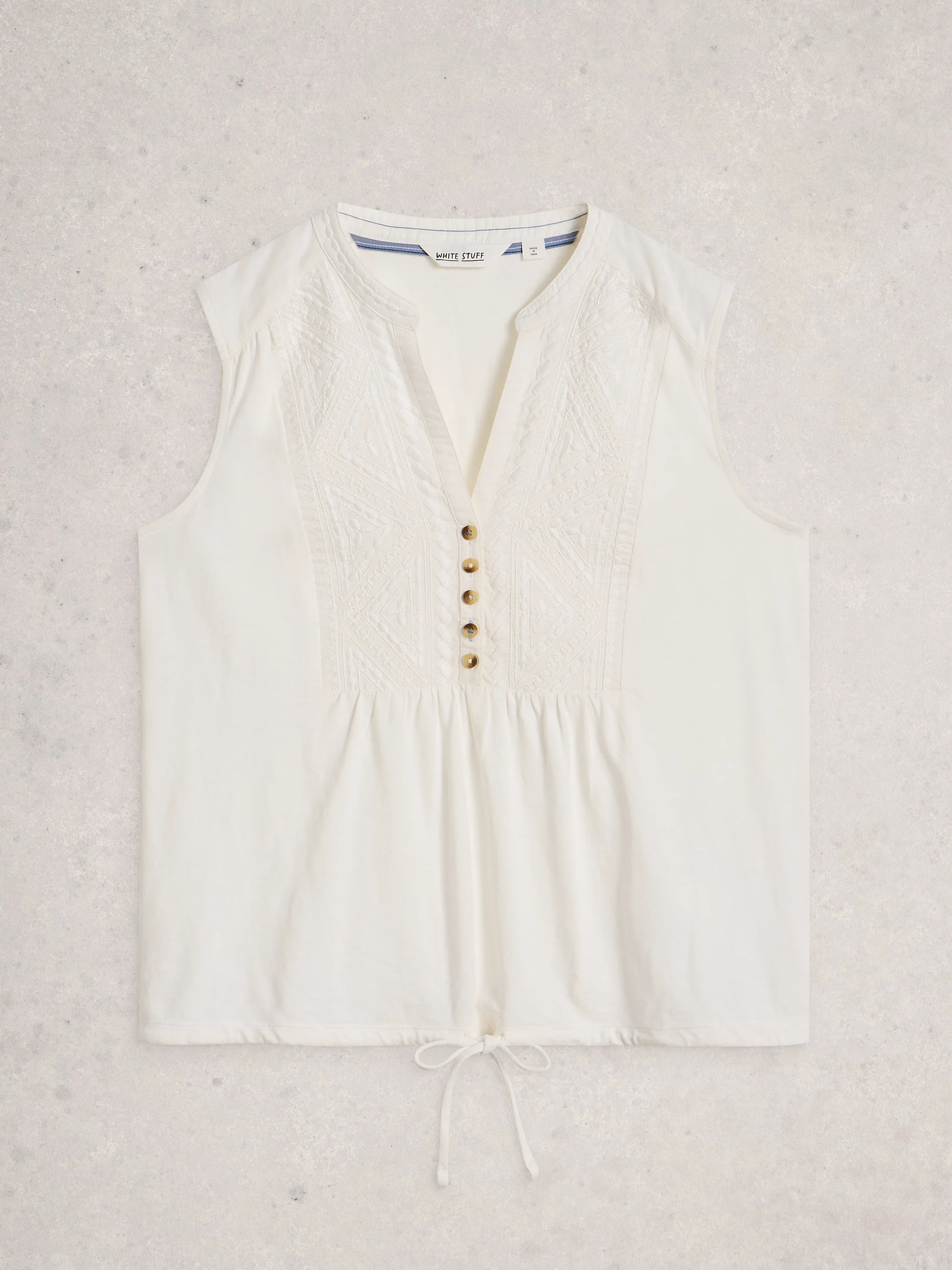 Peony Sleeveless Shirt - Image 5