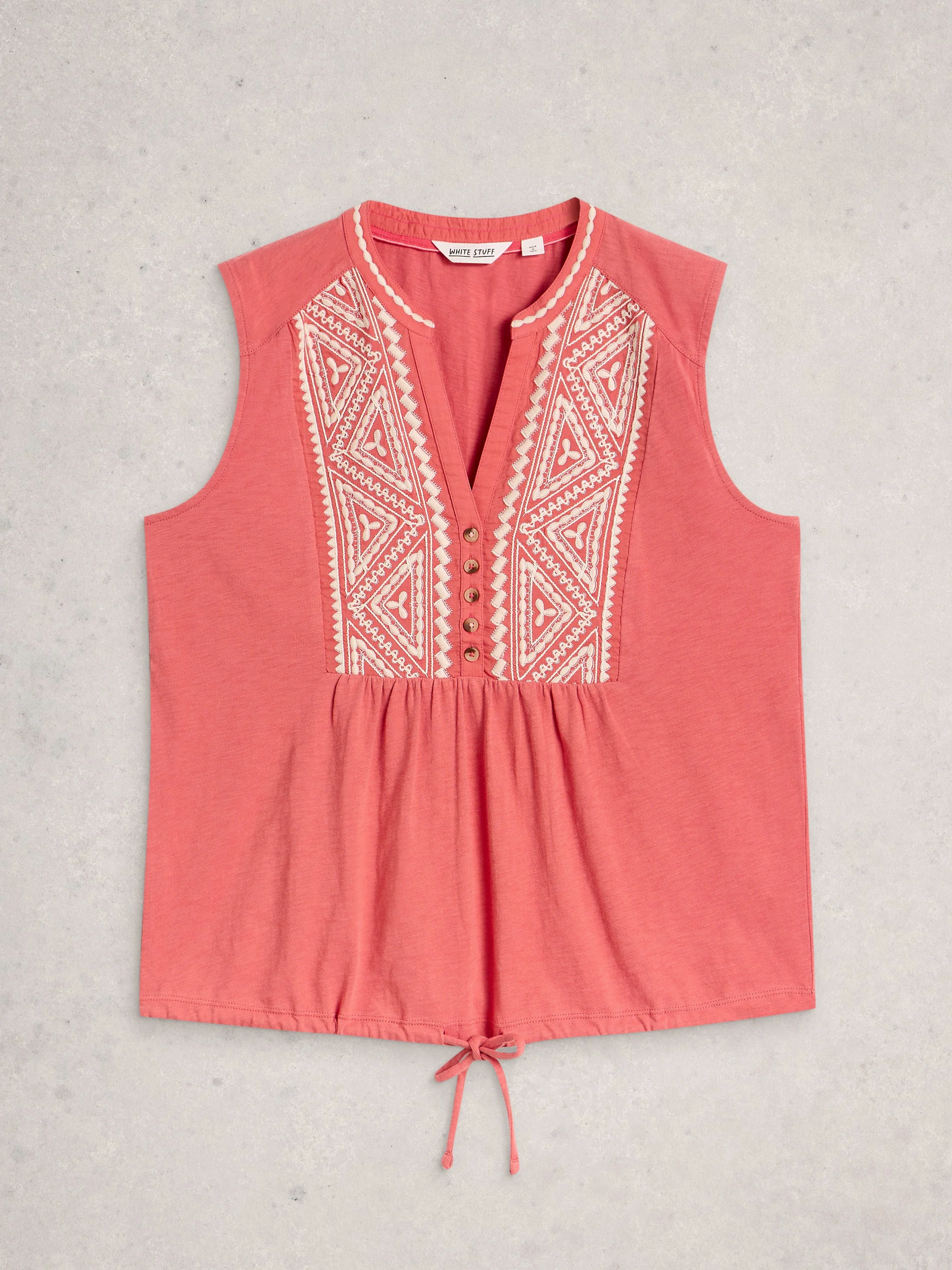 Peony Sleeveless Shirt - Image 12