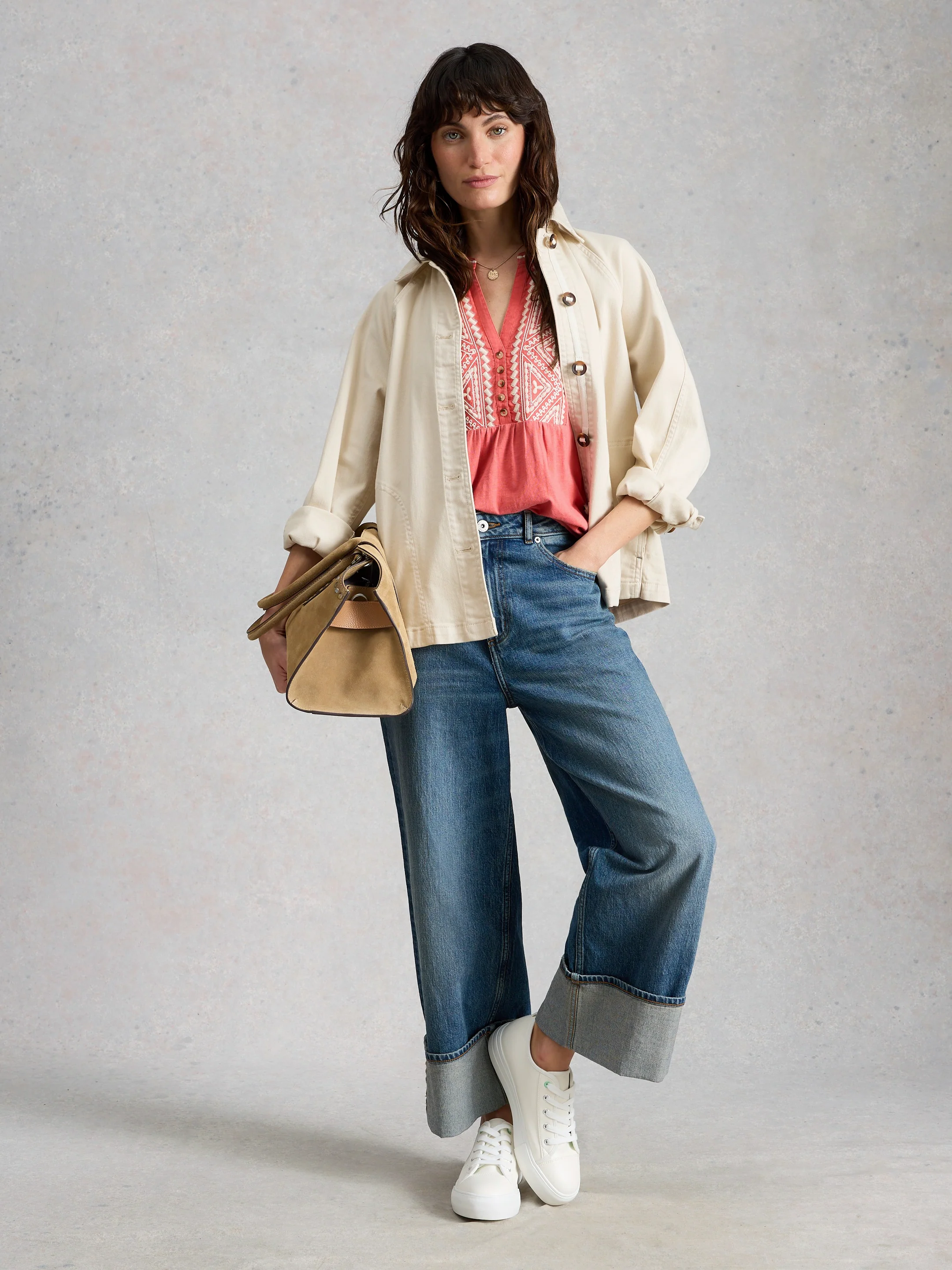 Peony Sleeveless Shirt - Image 8