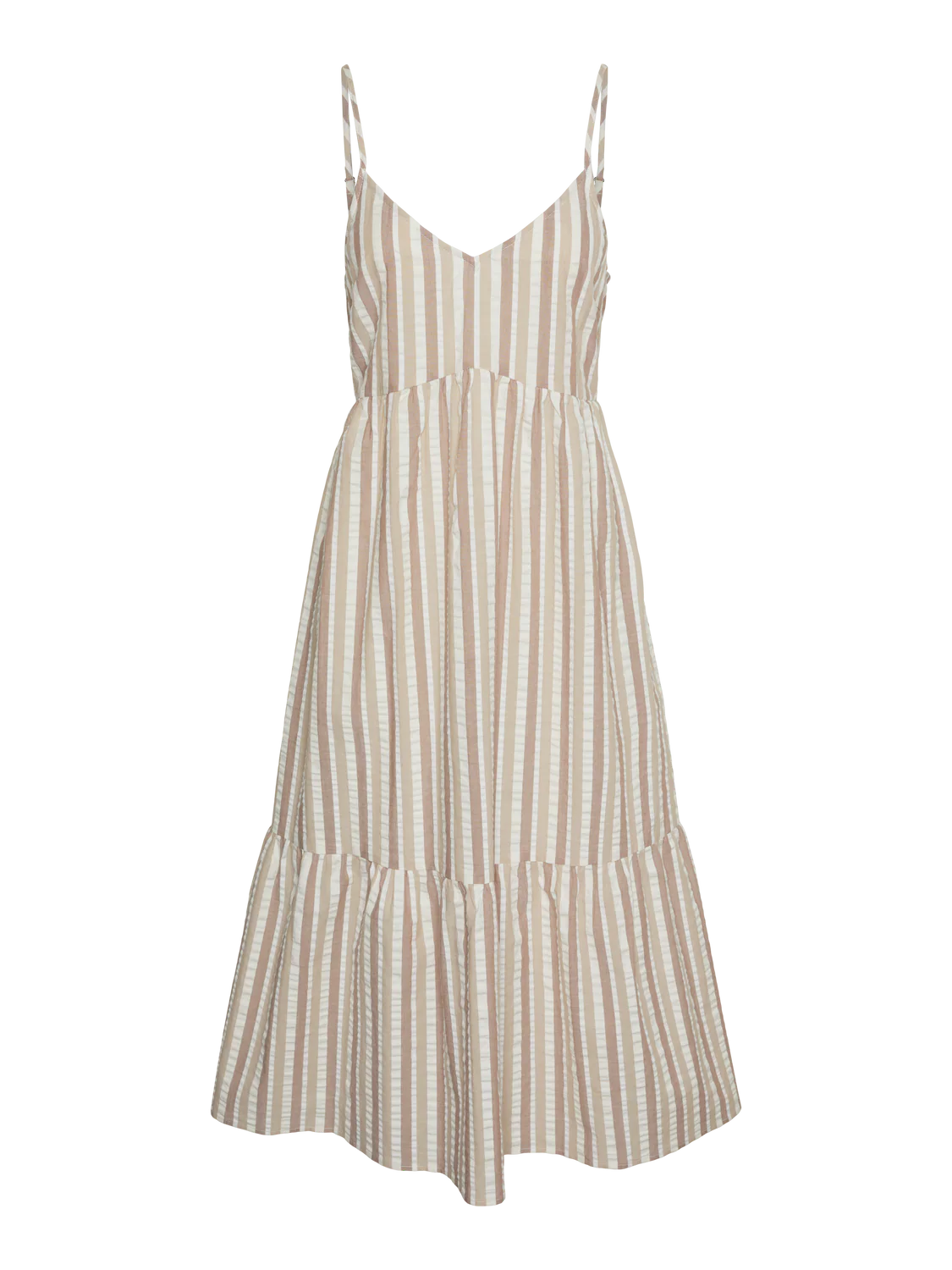PCAITLYN Seersucker Midi Dress - Image 6