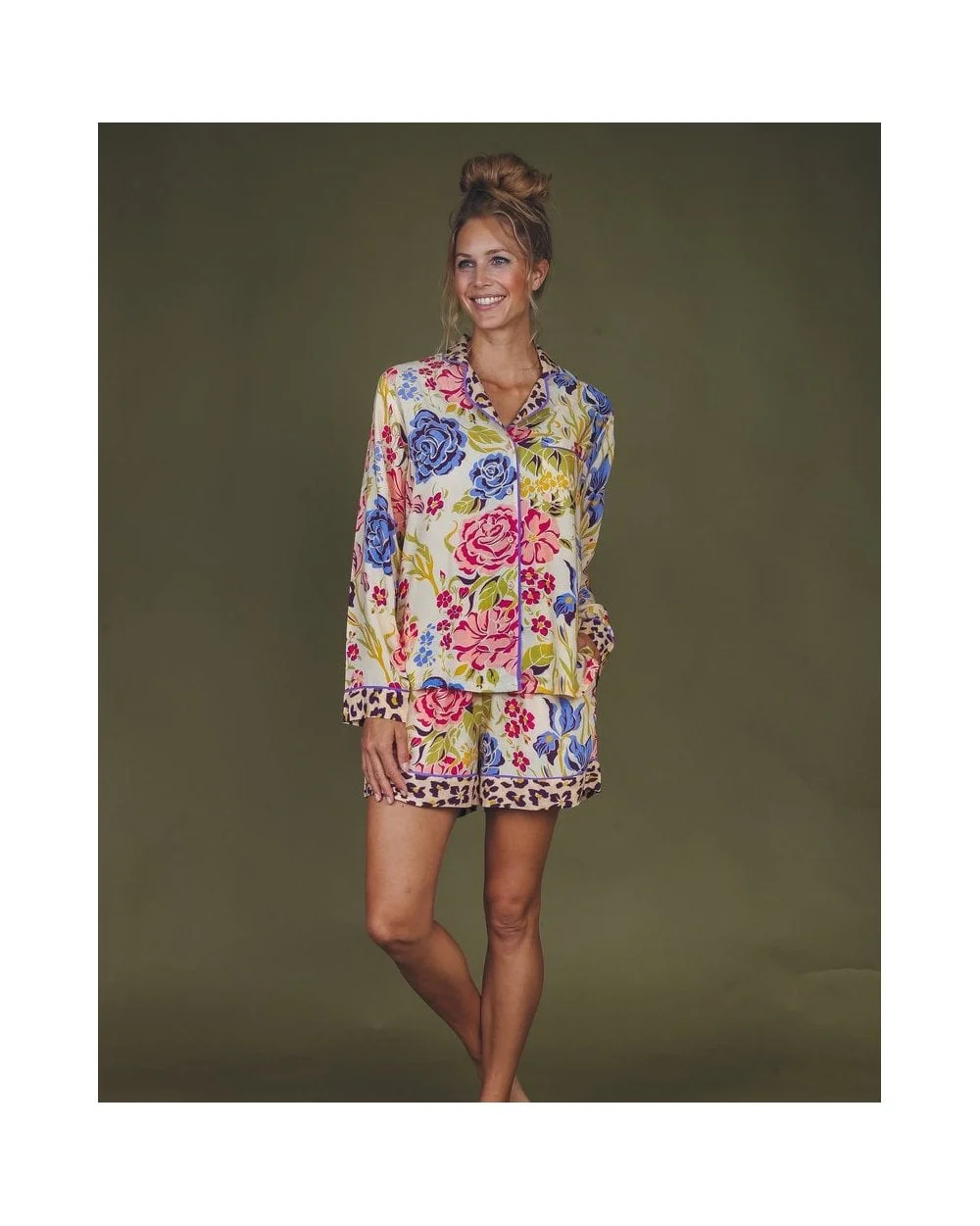 Floral Summer Pyjamas - Small - Image 2