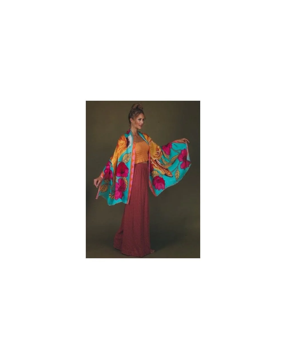 Hare Luxury Modal Print Scarf - Image 2