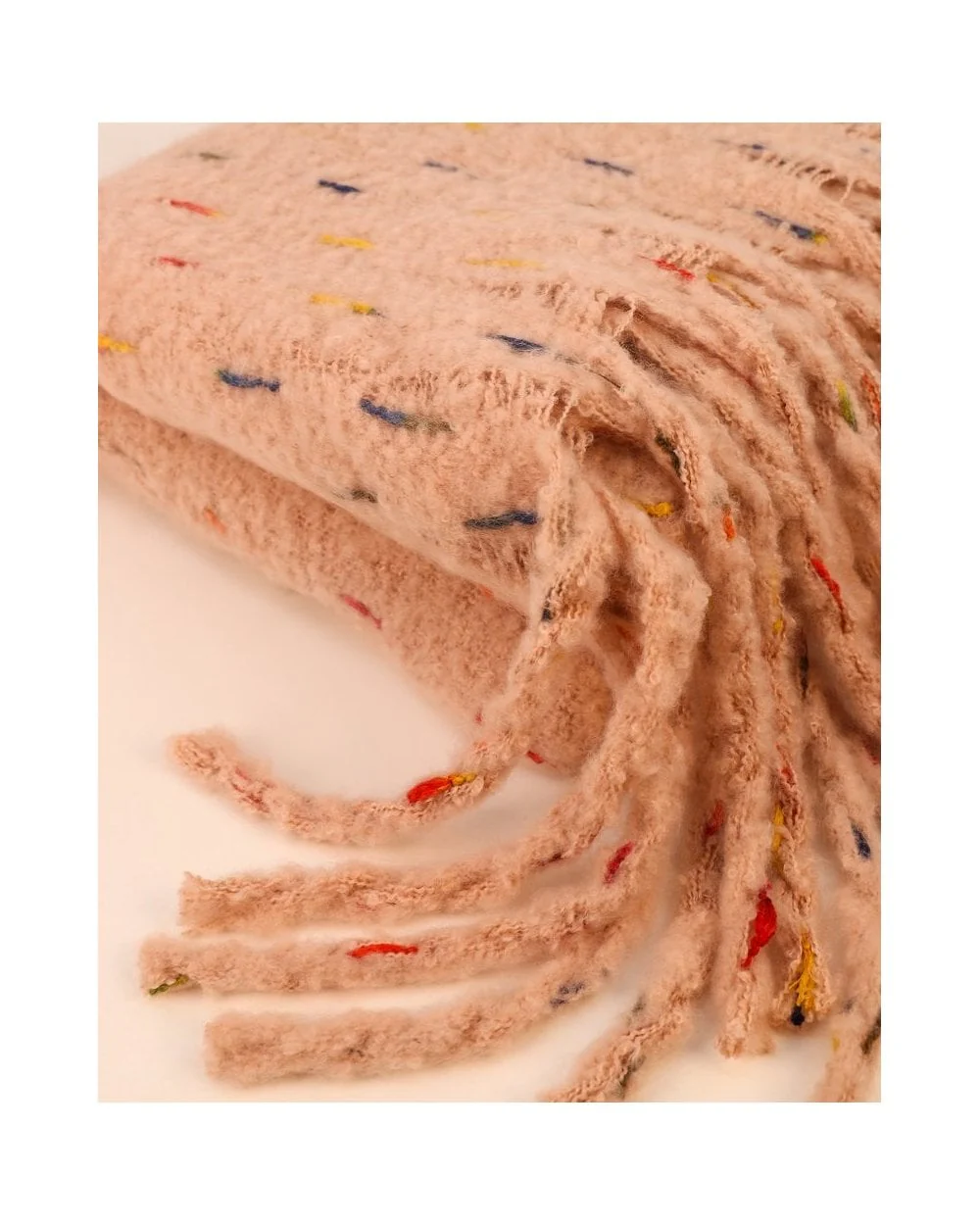 Kelda Cosy Scarf in Petal - Image 2