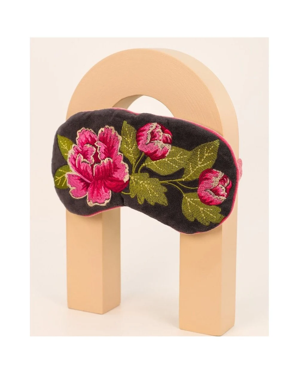Lavender Velvet Eyemask Painted Peony - Image 2