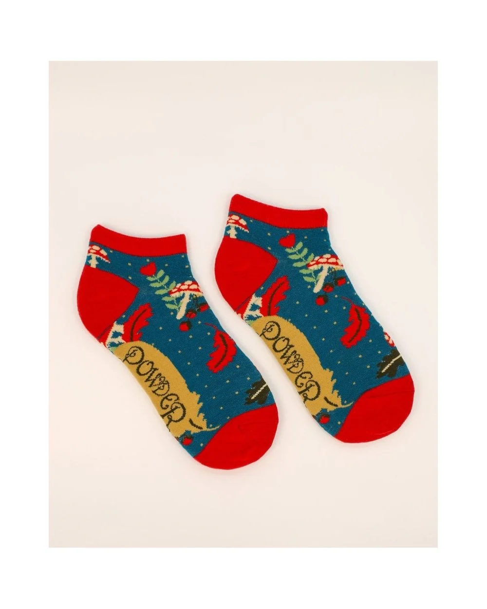 Toadstools Trainer Socks - Image 2