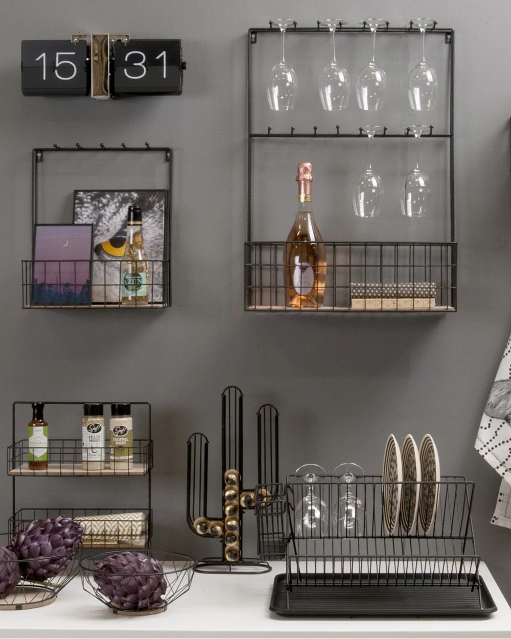 Coffee Capsule Holder Cactus Black - Image 4