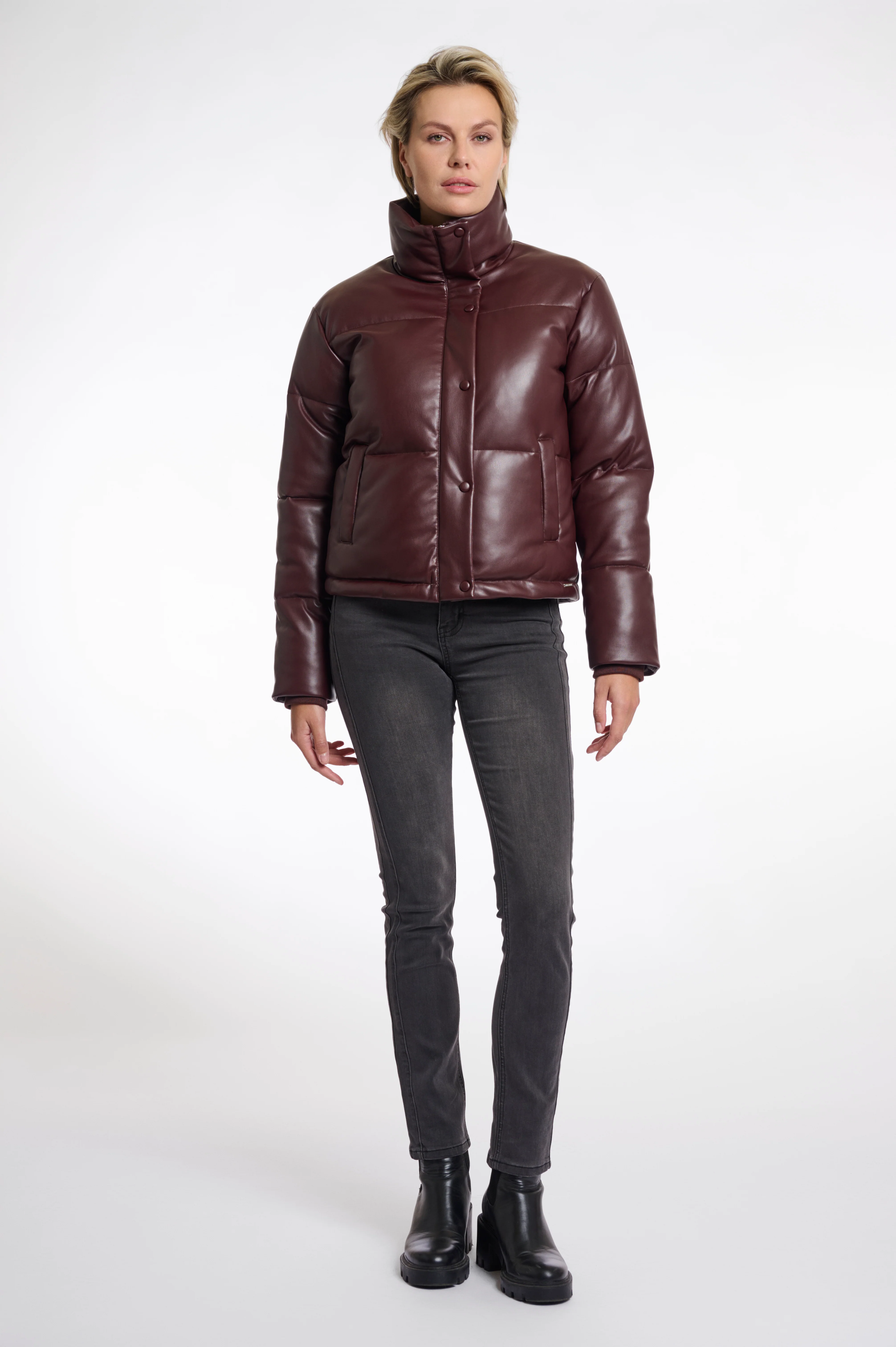 Padded PU jacket - Image 2