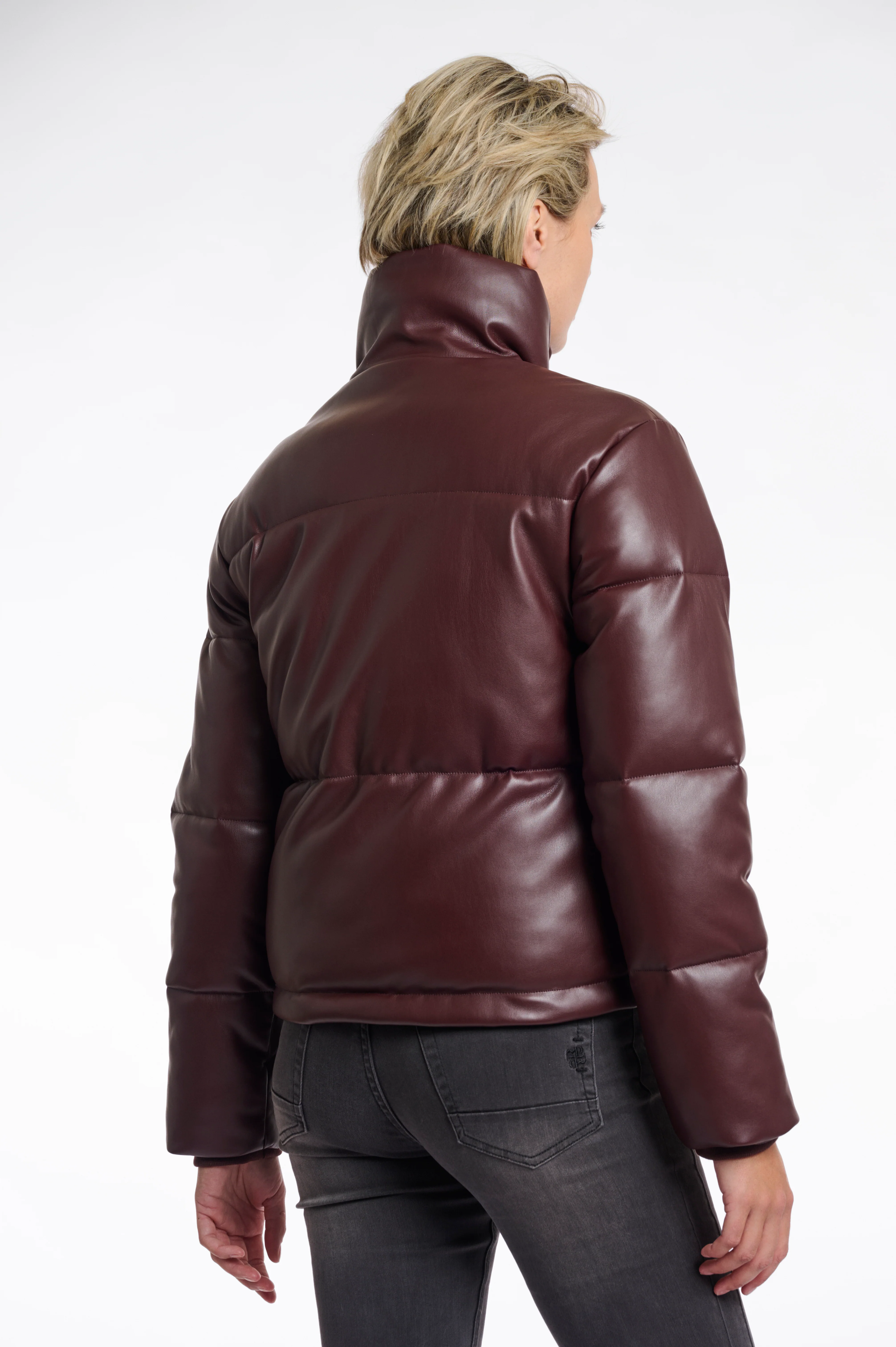Padded PU jacket - Image 4