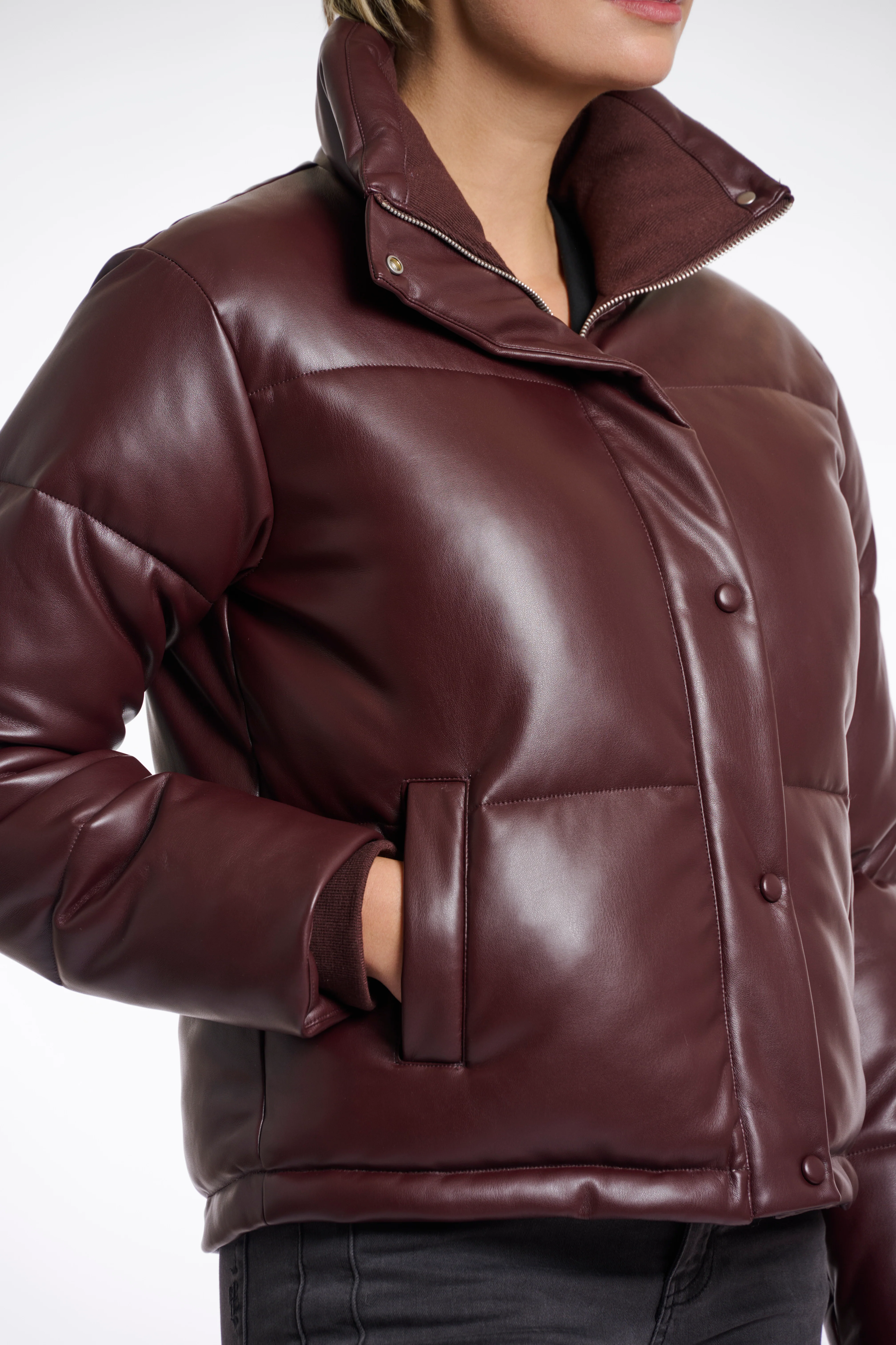 Padded PU jacket - Image 5