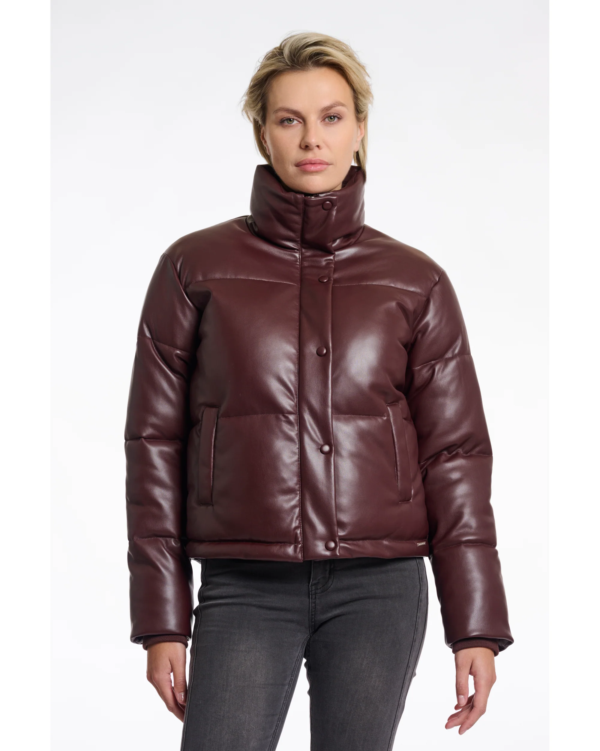 Padded PU jacket - Image 6