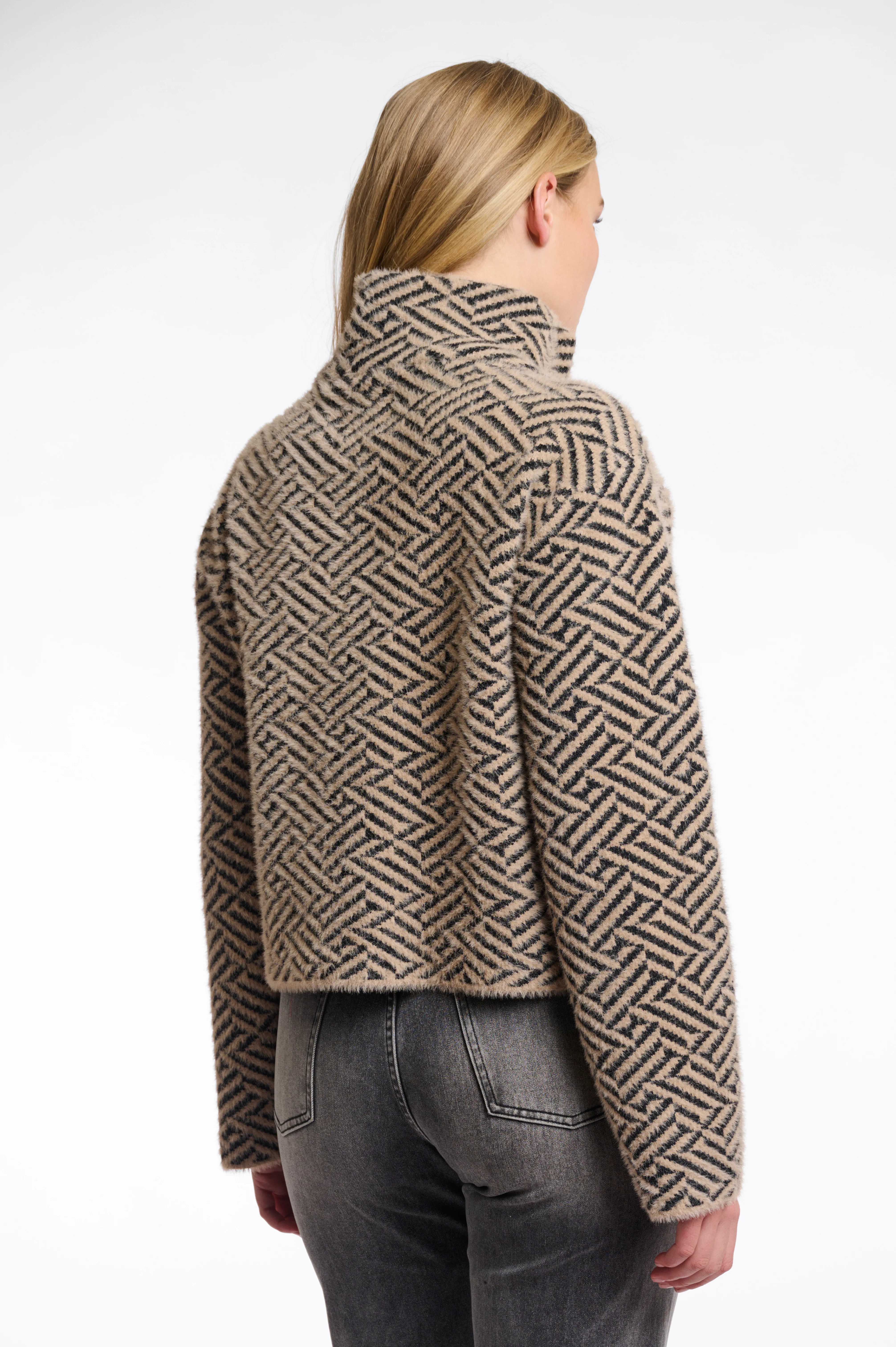 Short double breasted jacket - Image 4