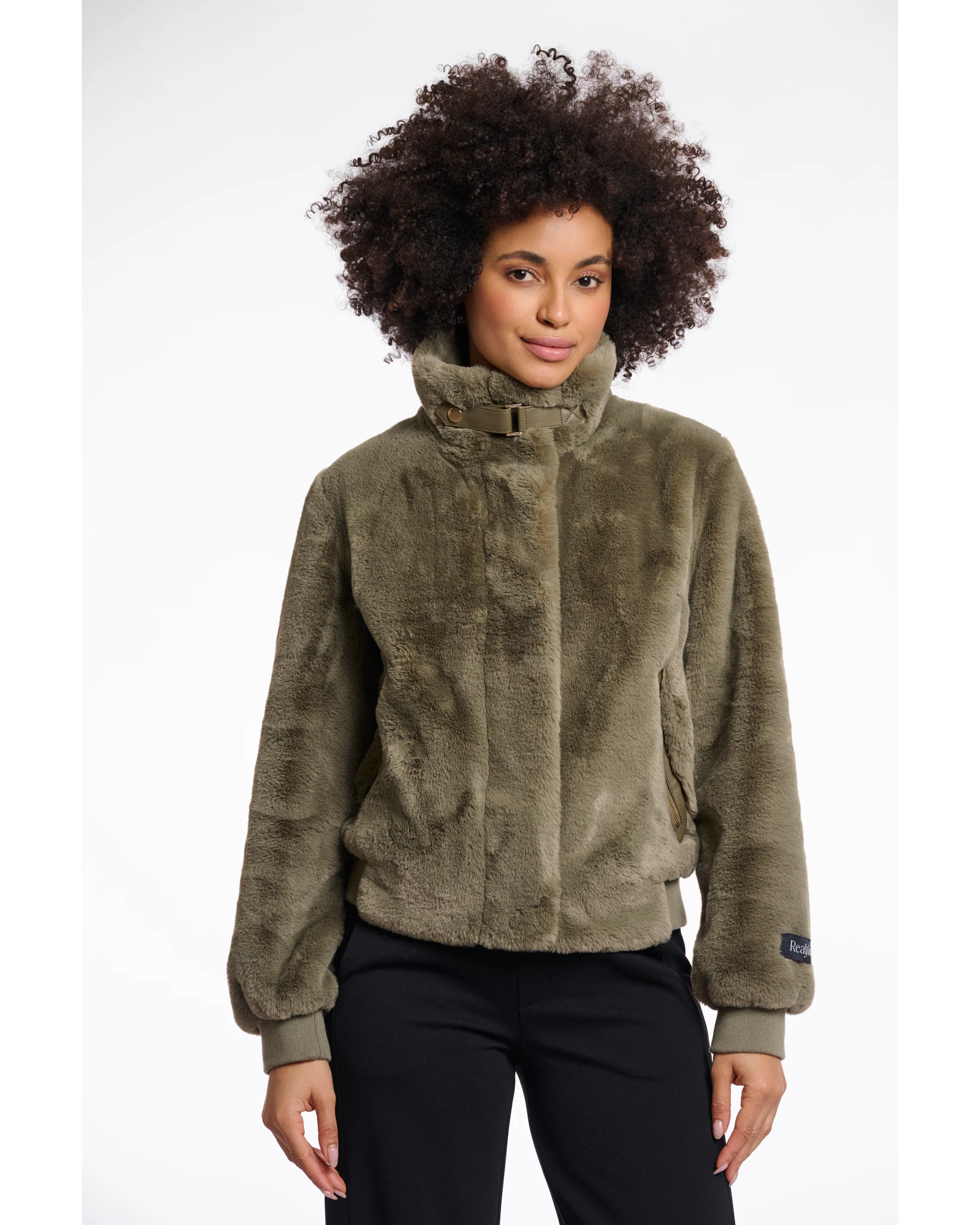 Short Fake Fur Jacket - Image 4