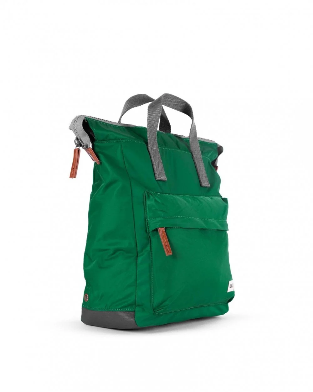 Bantry B Medium Sustainable Nylon Rucksack Emerald - Image 2